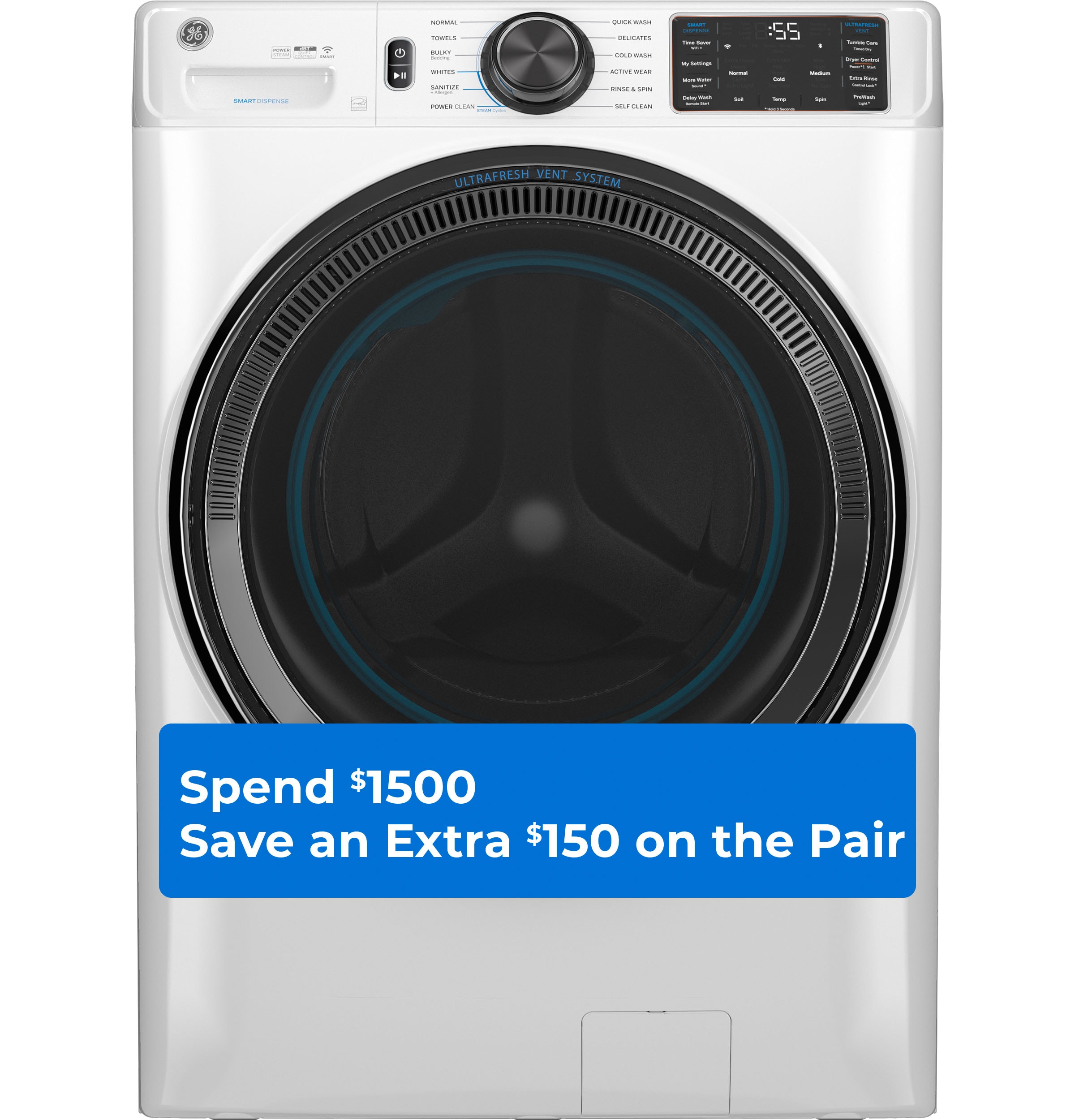 ge 5.0 smart front load washer