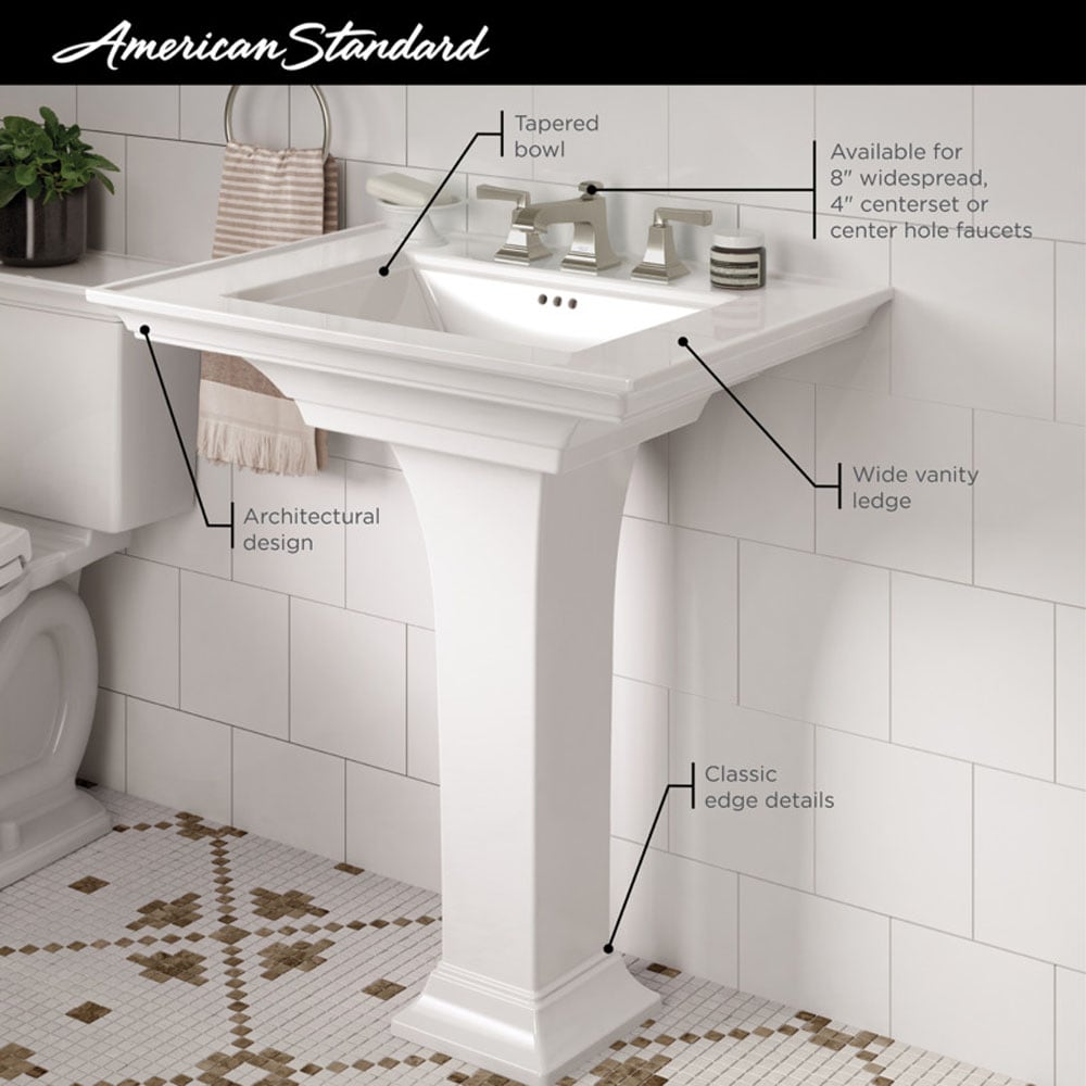 American Standard 0297800.020 Complete-Pedestal-Lavatories - View #6