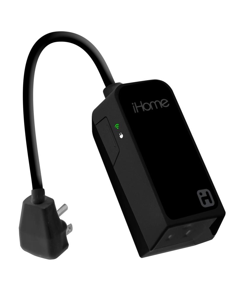 iHome iHome Control 120-Volt Black Wi-Fi Smart Plug at