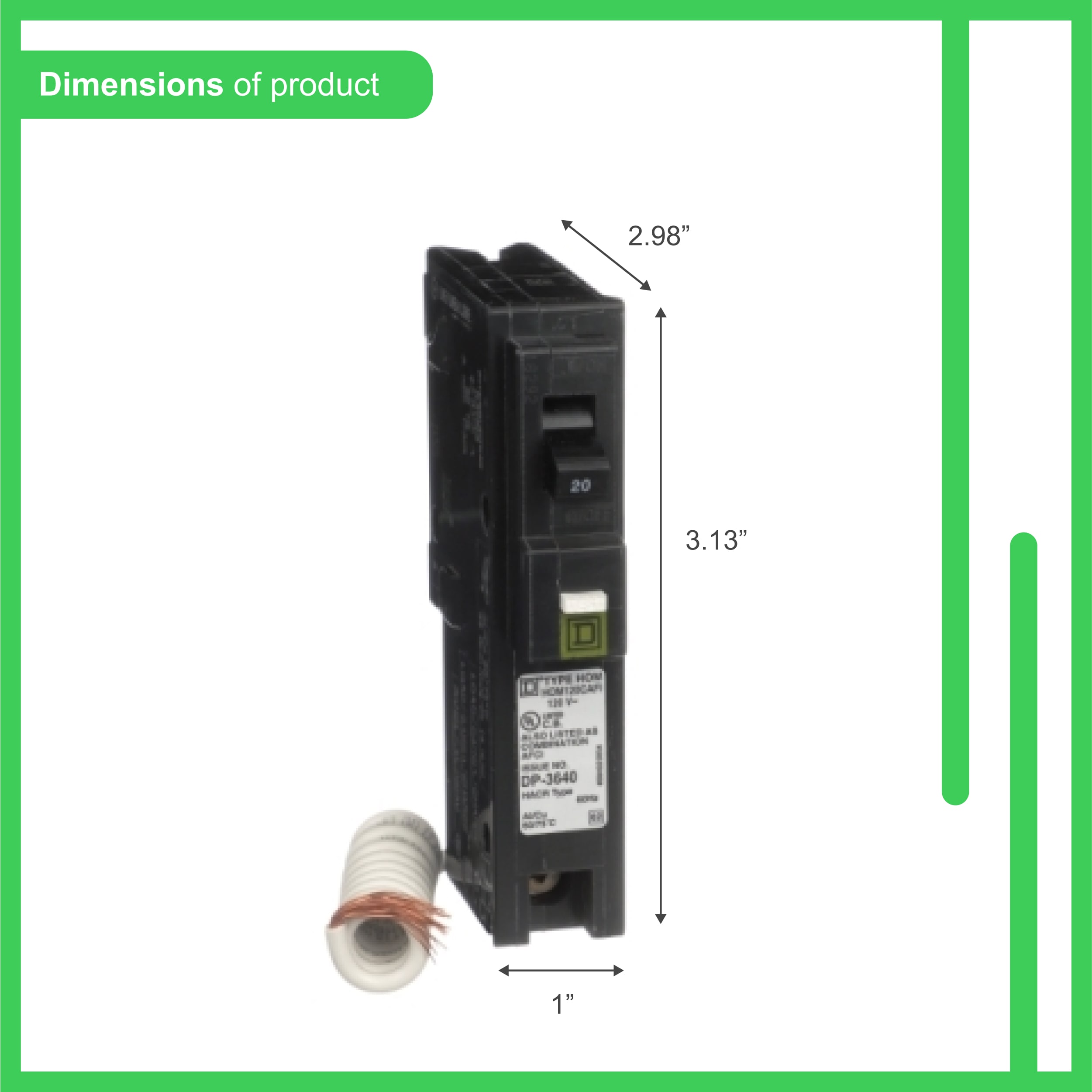 Square D HOM120CAFIC Circuit-Breakers - View #4