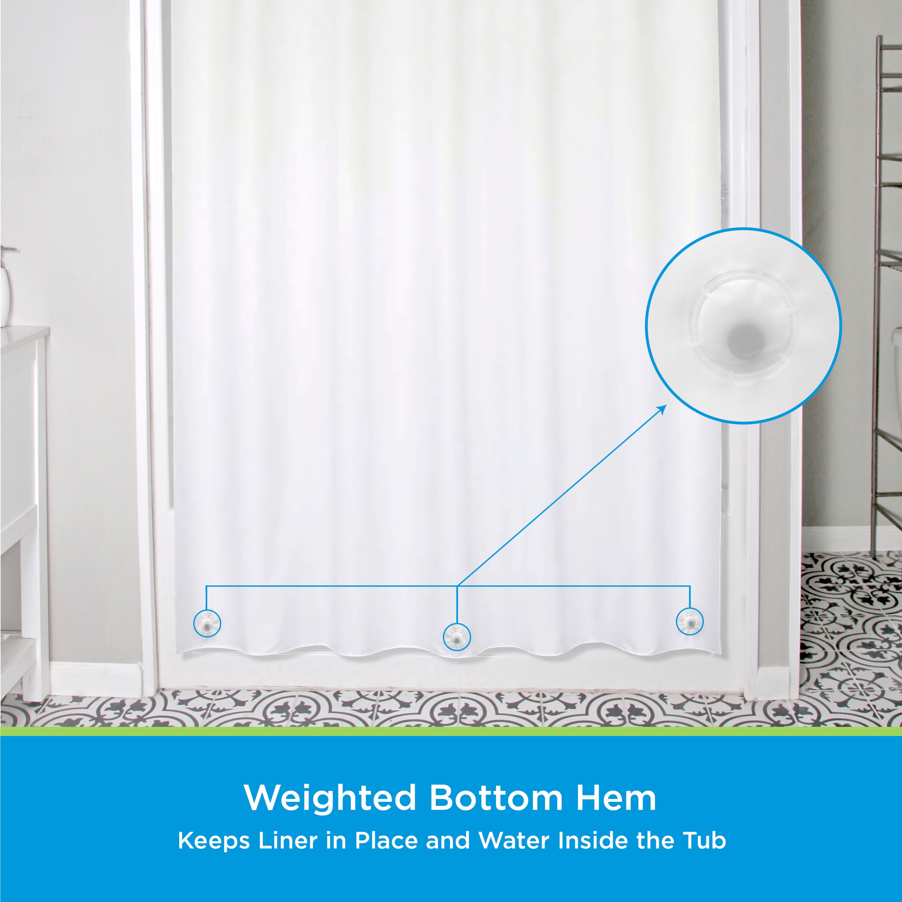 Kenney KN61161 Shower-Curtains-Liners - View #6