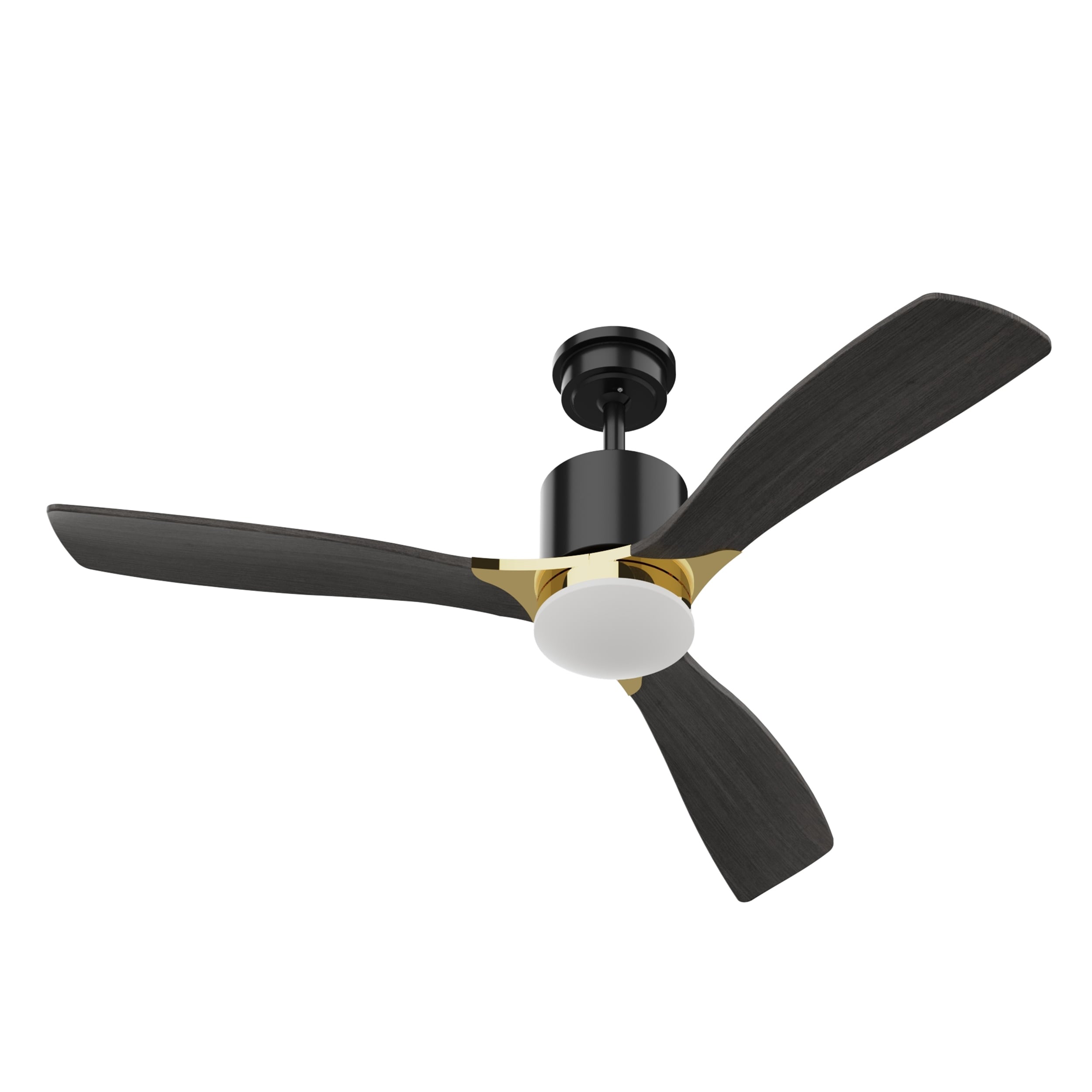 Utopia 4niture 52in Black LED Indoor Ceiling Fan with Light Remote (3Blade) in the Ceiling