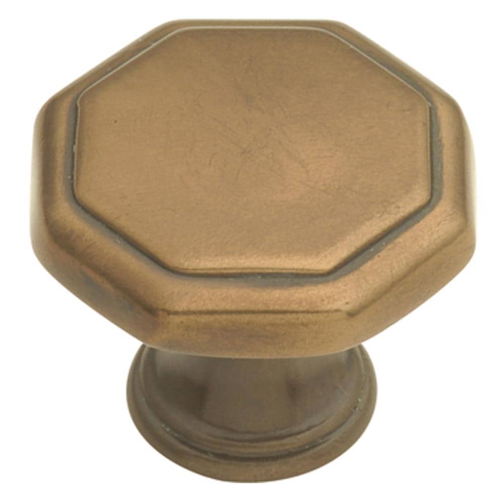 Hickory Hardware P14004-VBZ Conquest 1-1/8-in Veneti Bronze Geometric Transitional Cabinet Knob