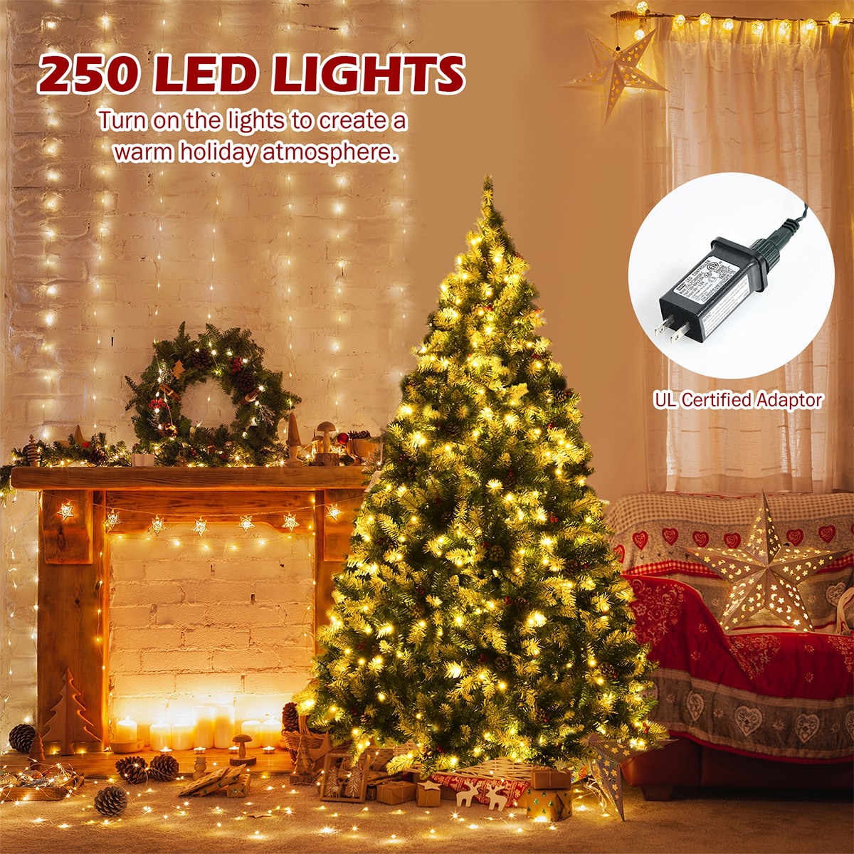 Forclover HYFE-23720 Artificial-Christmas-Trees - View #2