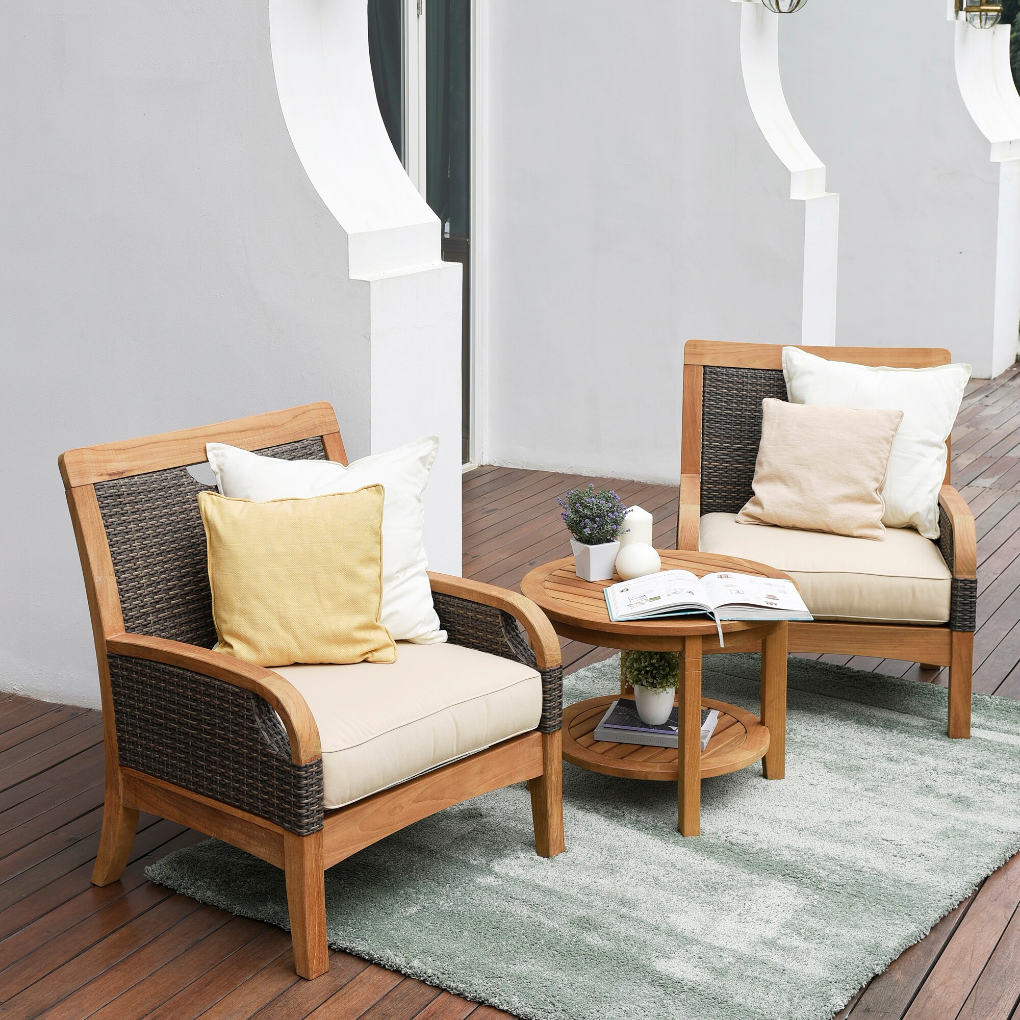 Cambridge Casual 610408-TW-XX-TP-CP Patio-Conversation-Sets - View #12
