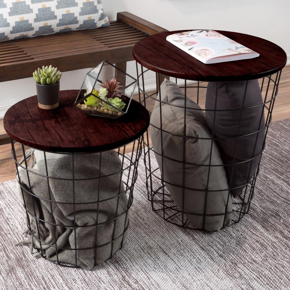 Coffee Table with Swivel Top Plate Living Room Table Side Table Concrete Effect 