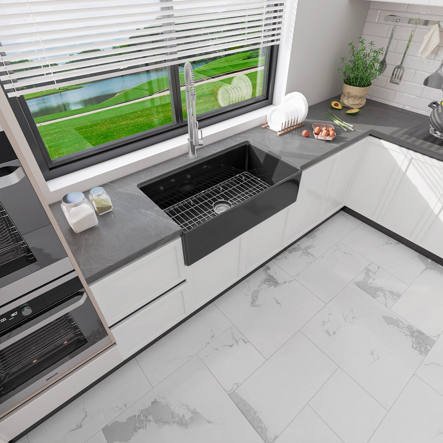 Sinber F3620S-B-OLR Kitchen-Sinks - View #6