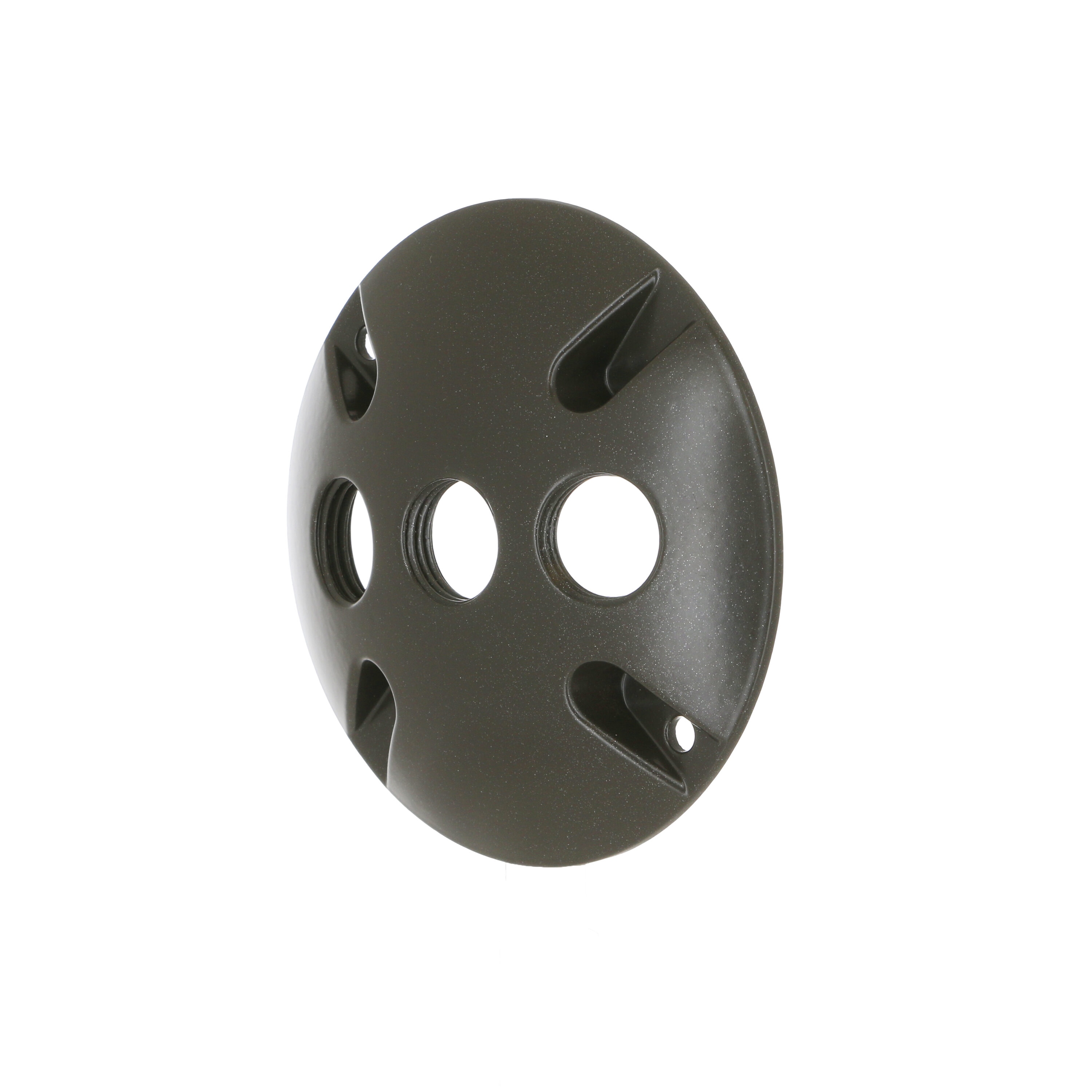 Hubbell 5197-2 Round Bronze Metal Weatherproof Electrical Box Cover