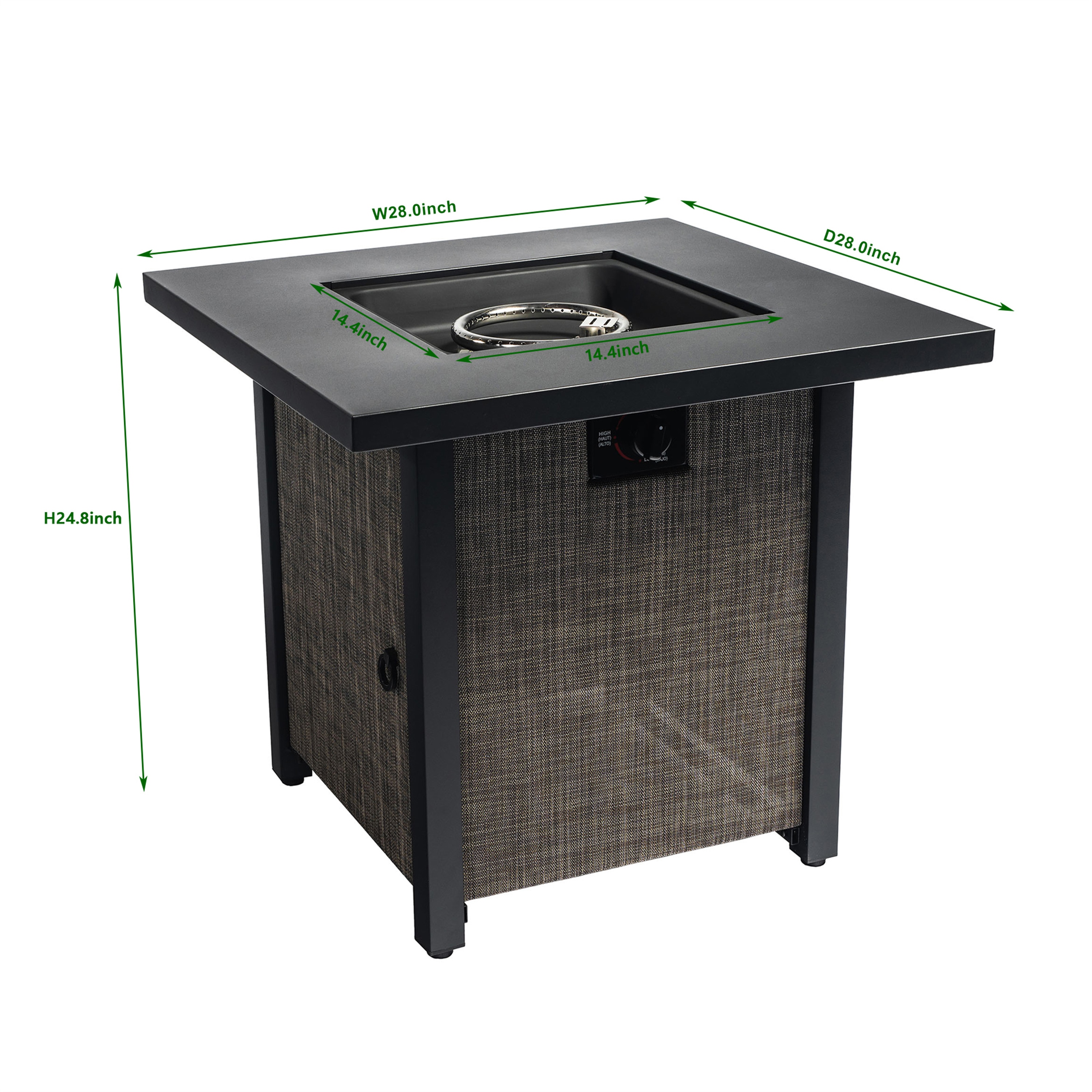 CESICIA W225-OPS-235 Outdoor-Gas-Fireplaces - View #3