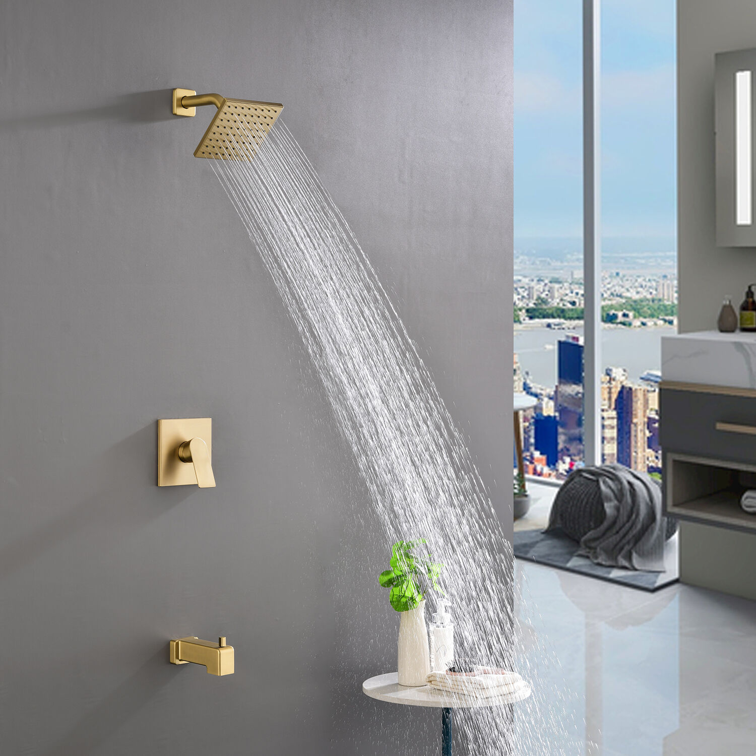 WELLFOR WN0724 Tub-Shower-Faucets - View #5
