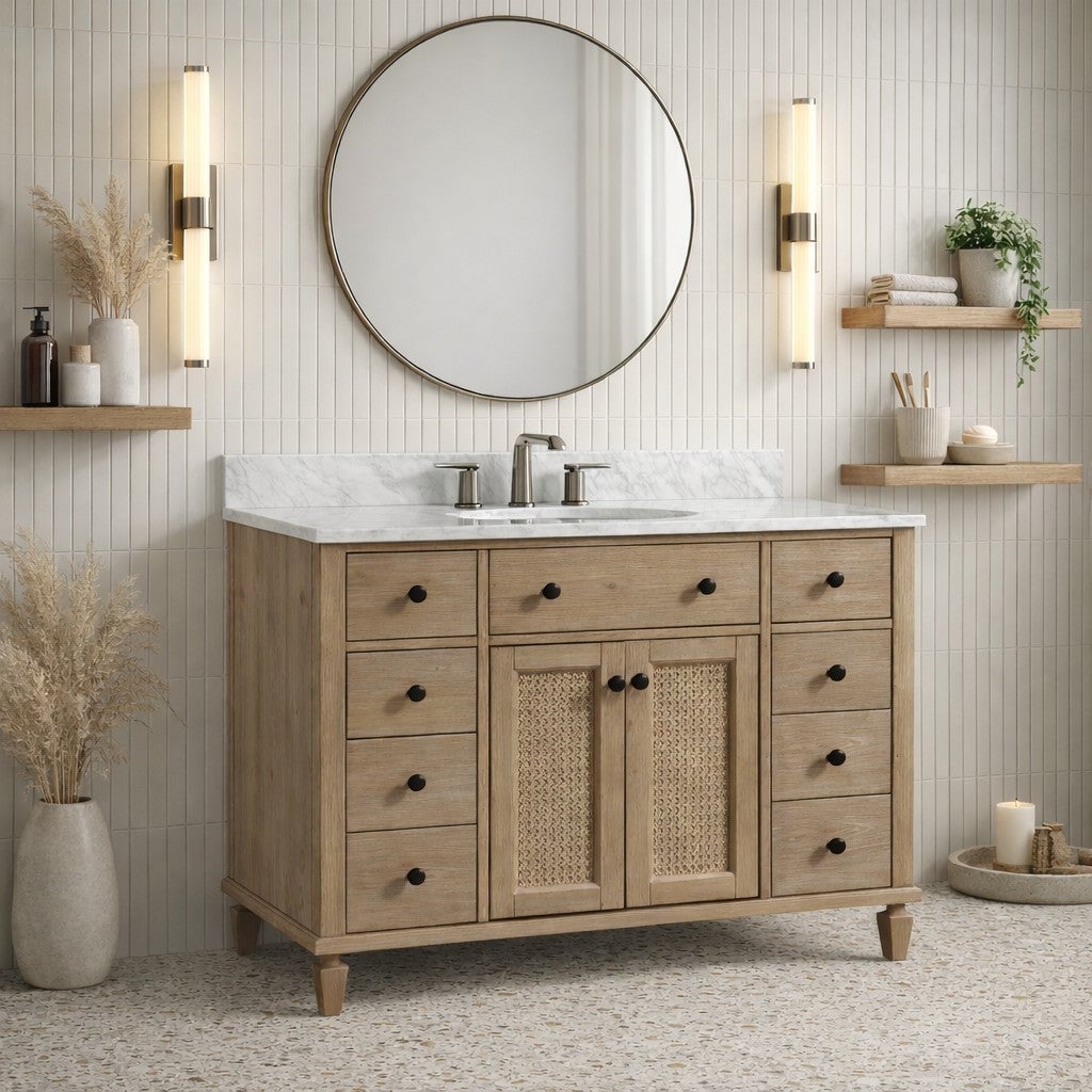 Ari Kitchen & Bath AKB-ANNIE-42-WEATHFI Bath-Vanity-Combo - View #3