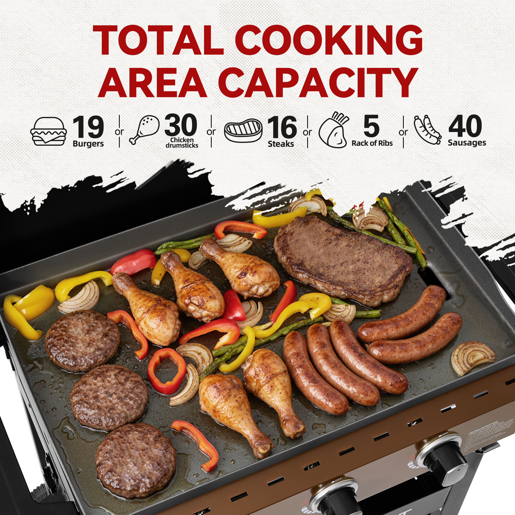 Royal Gourmet GB3000PY Flat-Top-Grills - View #4