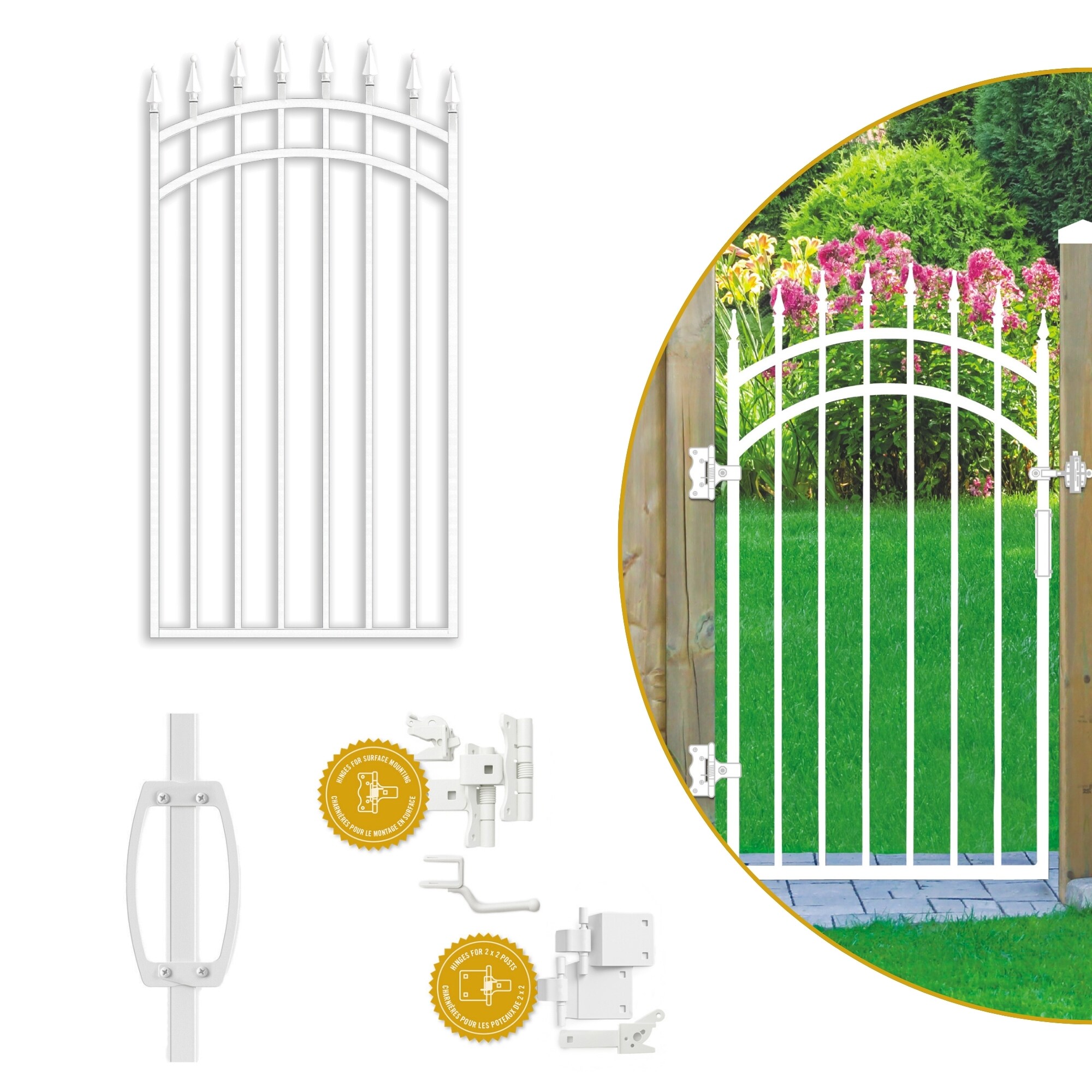 Nuvo Iron ITGA3356GW Fence-Gates - View #3