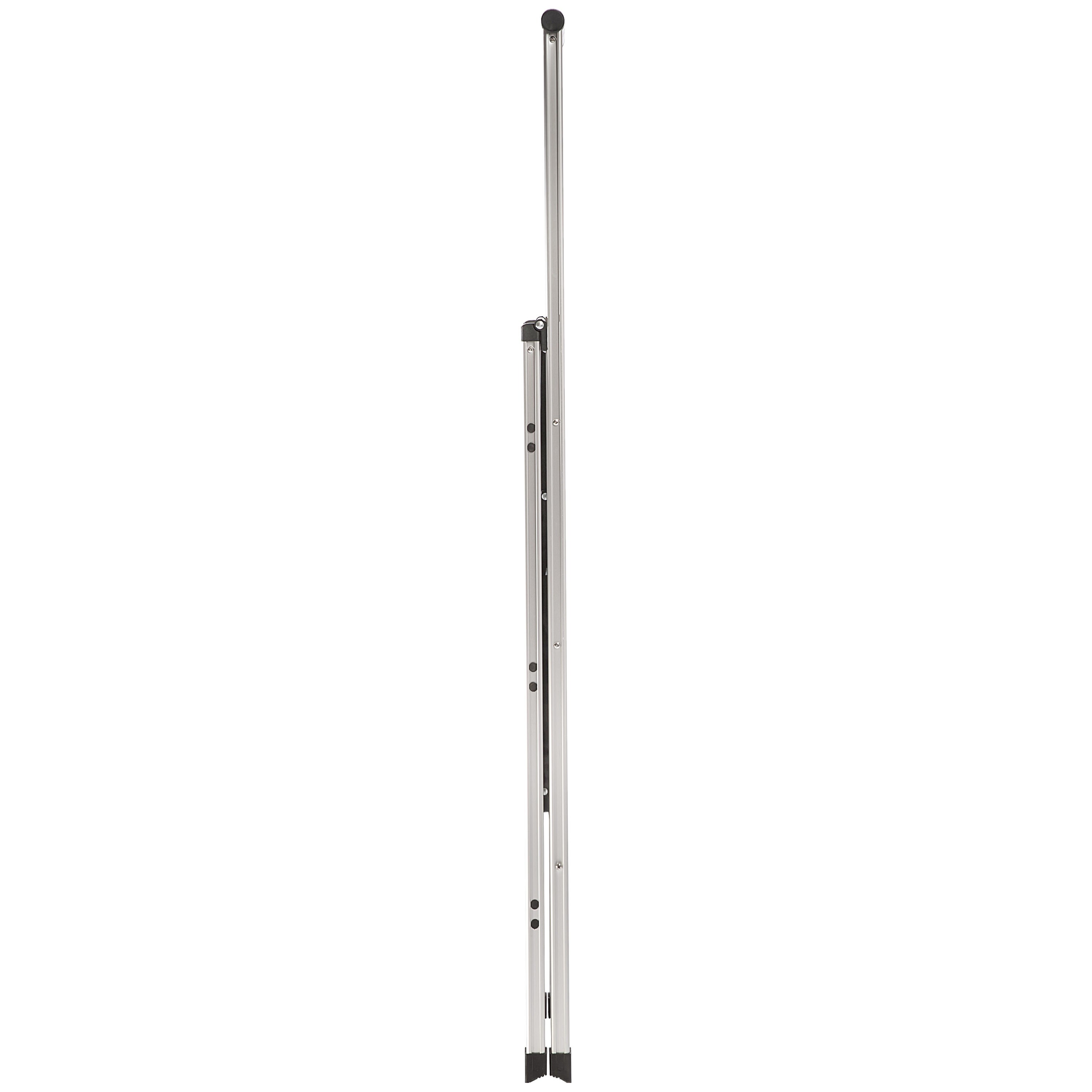 Xtend+Climb SLIMLINE 3-Step 250-lb Capacity Silver Aluminum Foldable ...