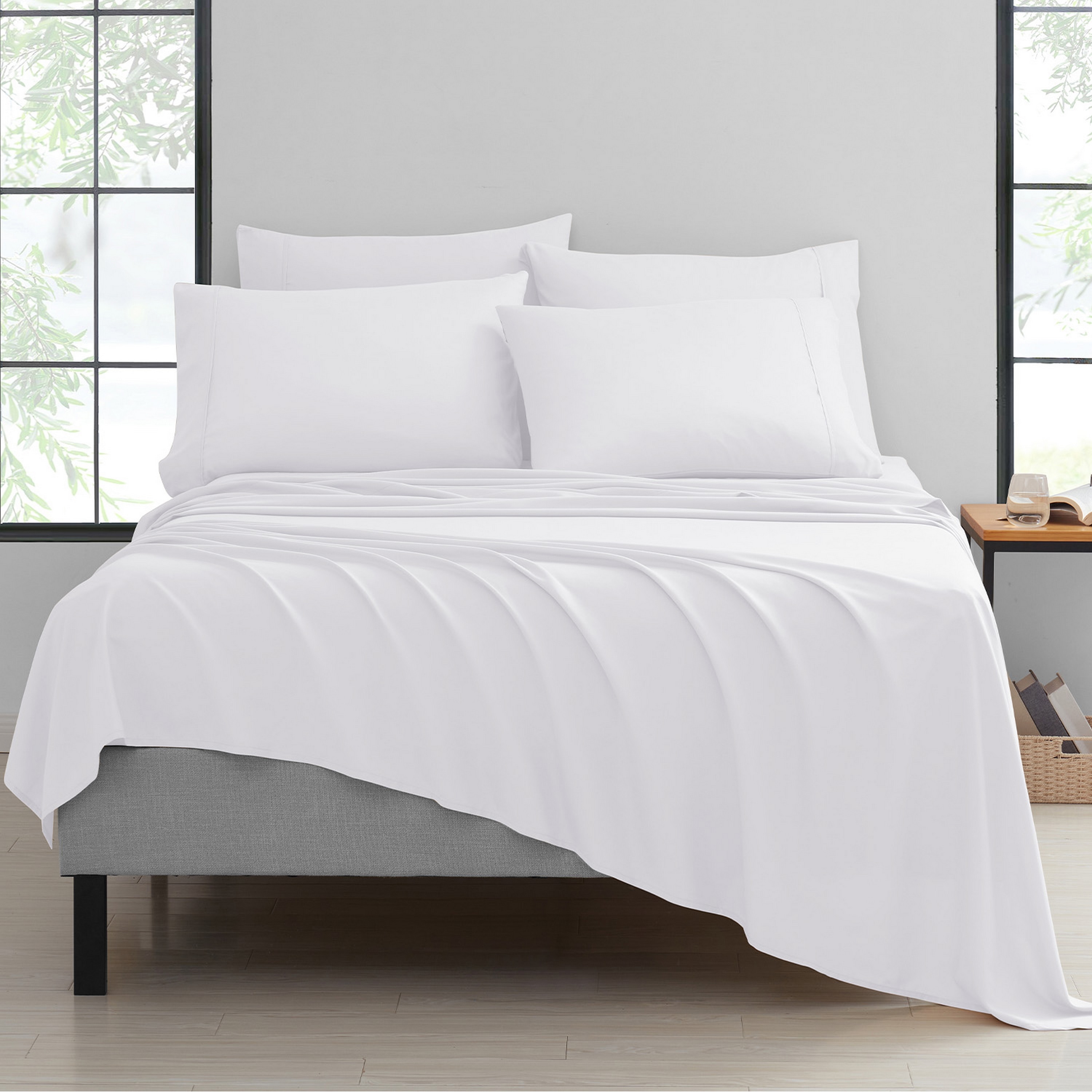 Bibb Home This 6-Piece Set of Super-Soft Bamboo Bed Sheets continue to attract customers seeking the best in naturally luxurious linens. Whether you love the fact that they are softer than 1,000-thread-count cotton or whether you love these are wrinkle resistant