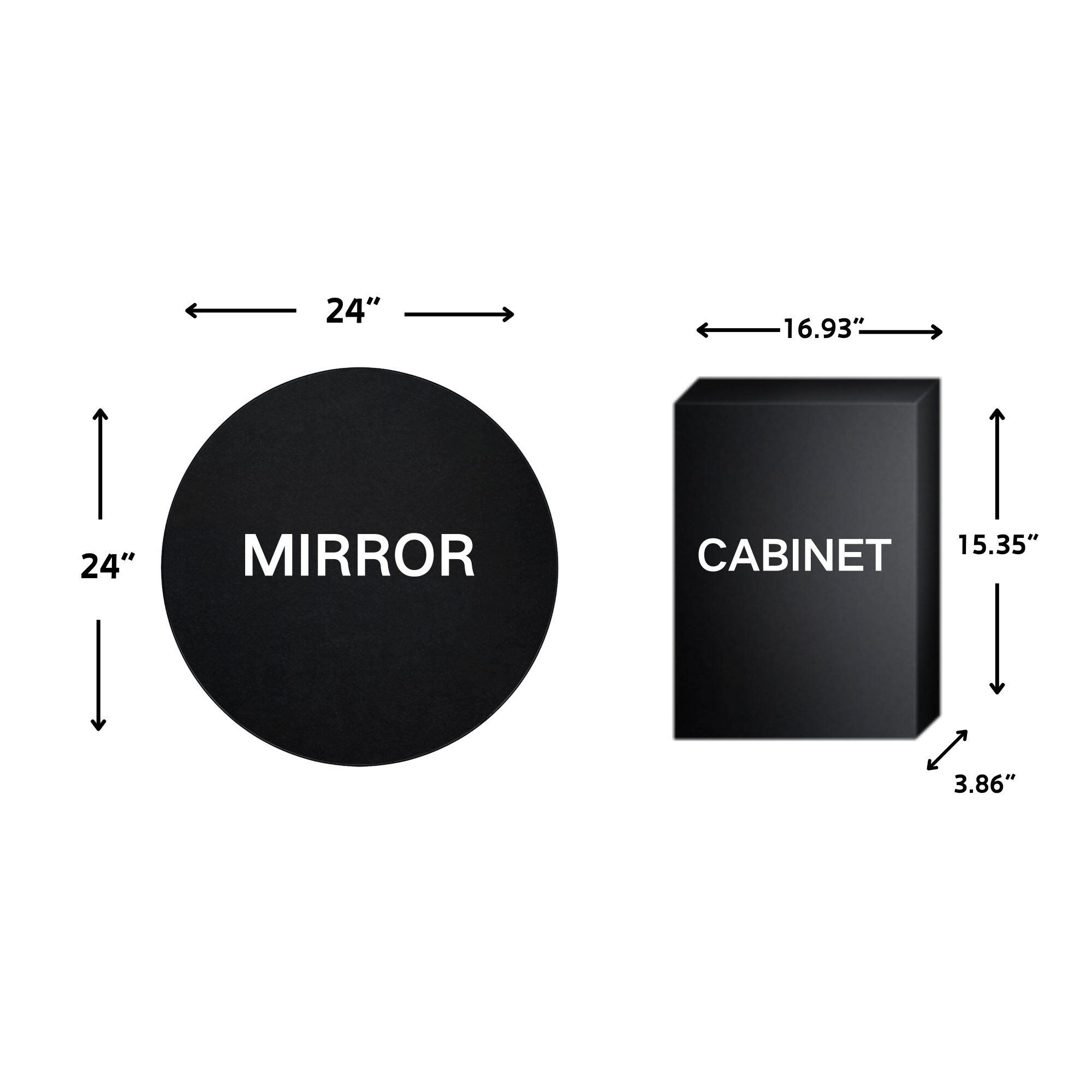 TEHOME GC-00771 Bathroom-Medicine-Cabinets - View #3