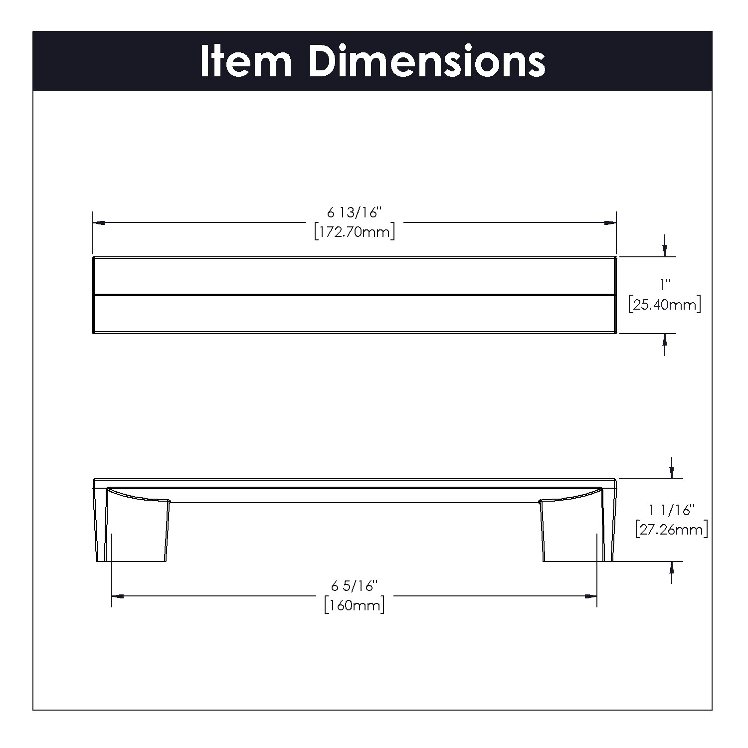 Belwith Keeler B076091-BGB Cabinet-Pulls - View #3