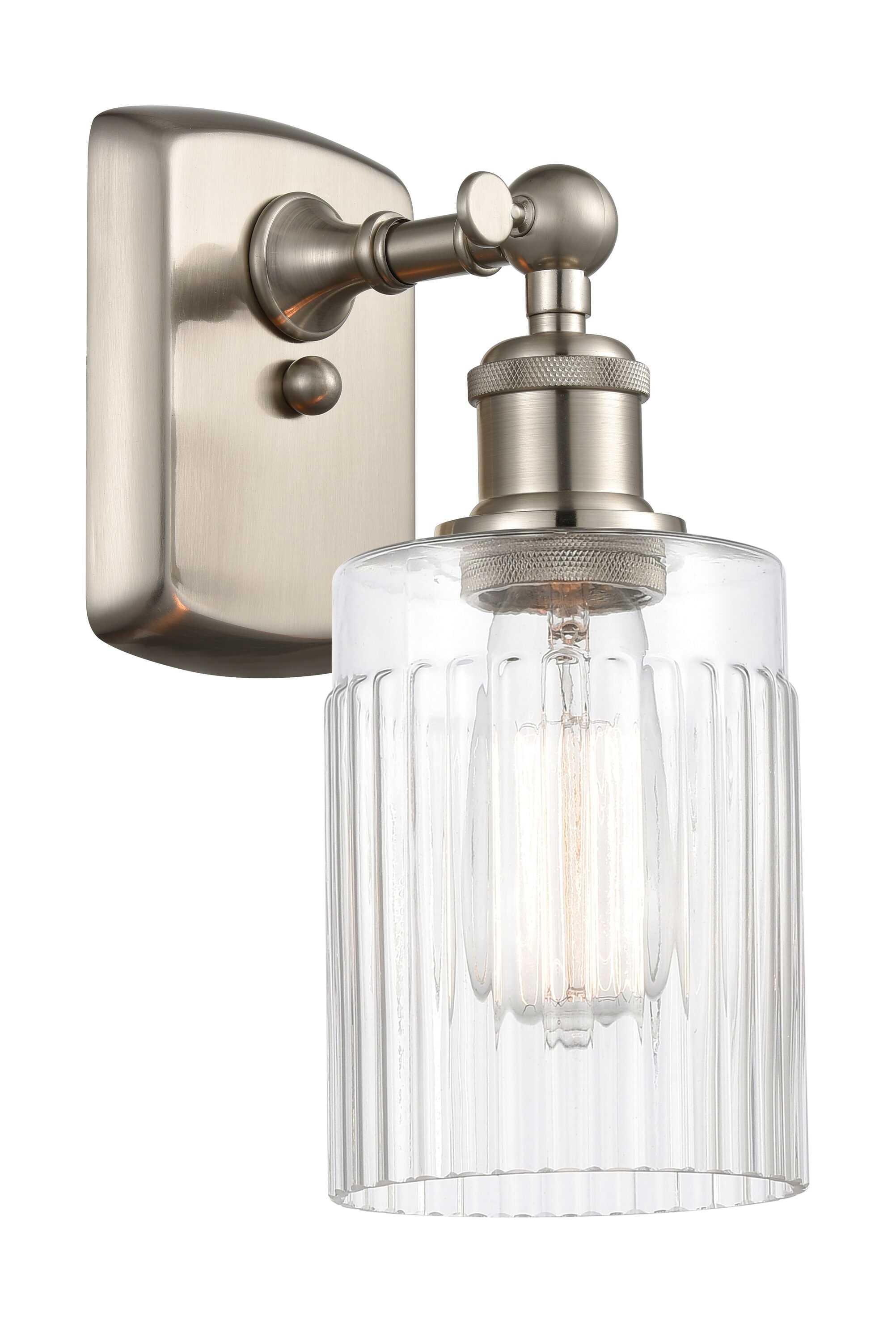 Innovations Lighting 516-1W-SN-G342 Hadley 4.5-in W 1 -Light Brushed Nickel Wall Sconce