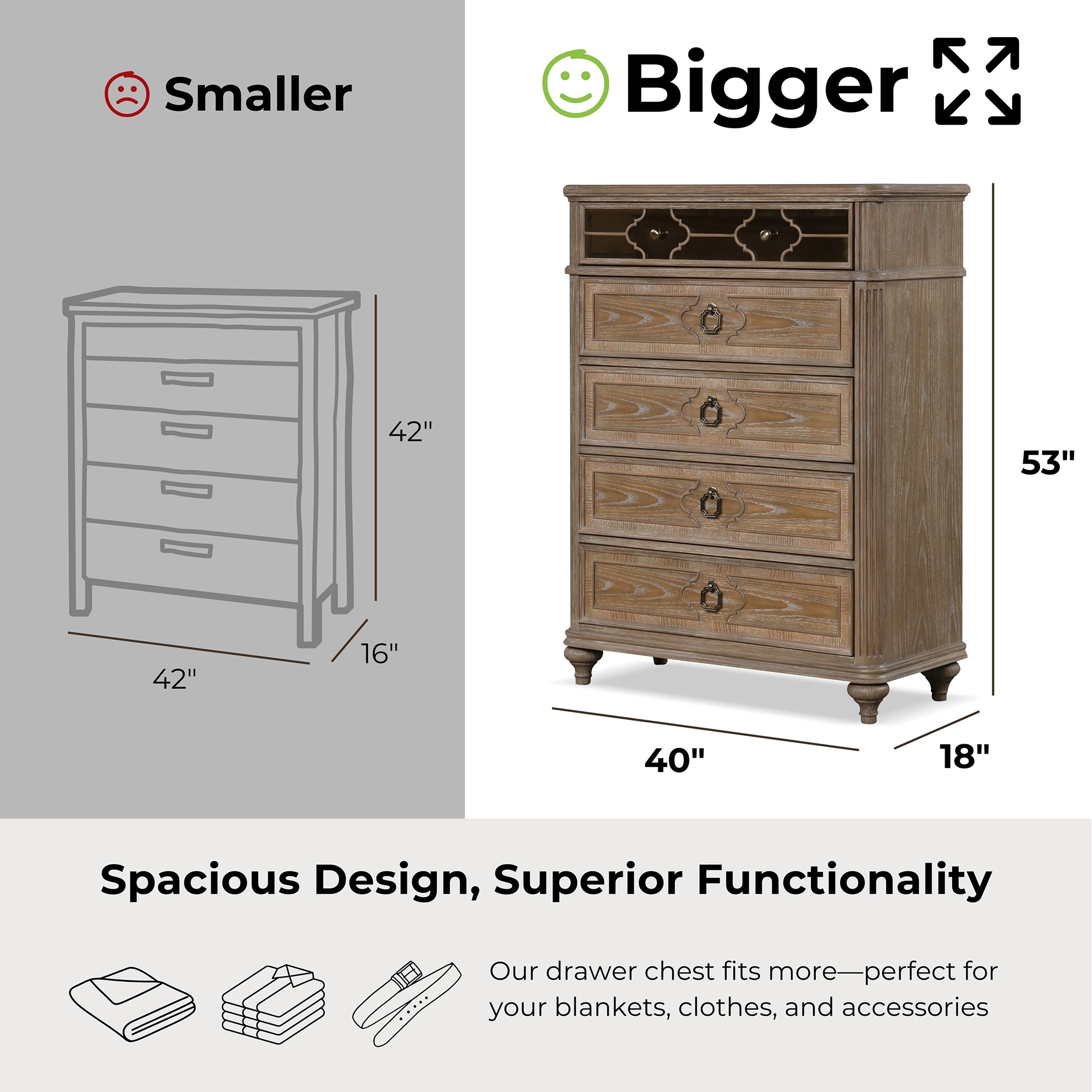 Furniture of America IDF-N7417AK-C dressers - View #3