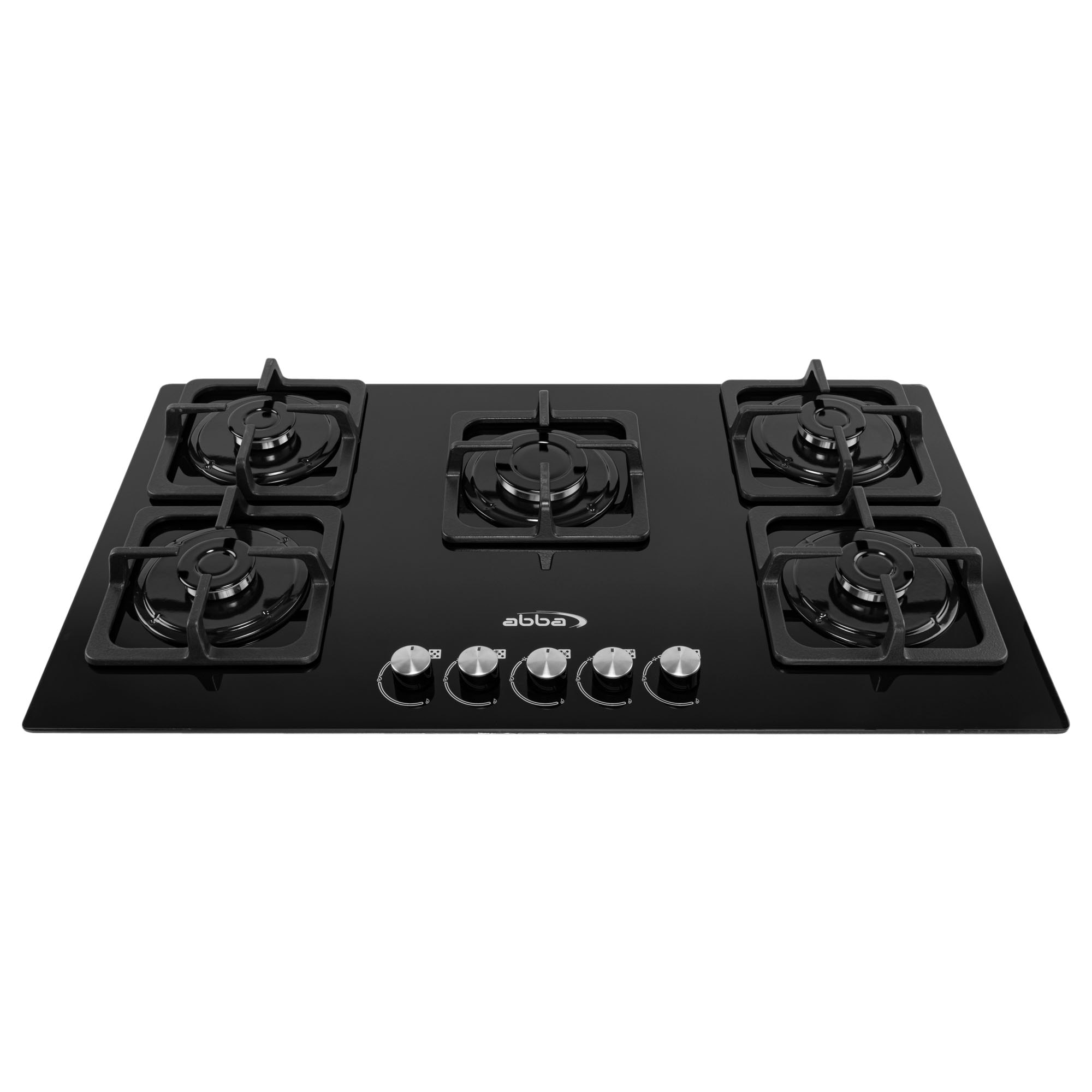 ABBA 36 Gas Cooktop with 5 Sealed Burners - Tempered Glass Surface with  SABAF Burners, Natural Gas Stove for Countertop, Home Improvement  Essentials