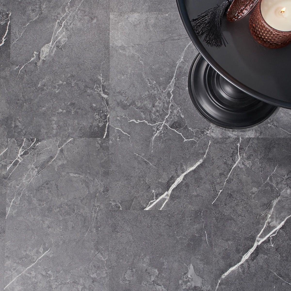 12" x 24" x 5mm Luxury Vinyl Tile Rigid Click-Lock Luxury Vinyl Tile Flooring (28.04 Sq. Ft. / Case)