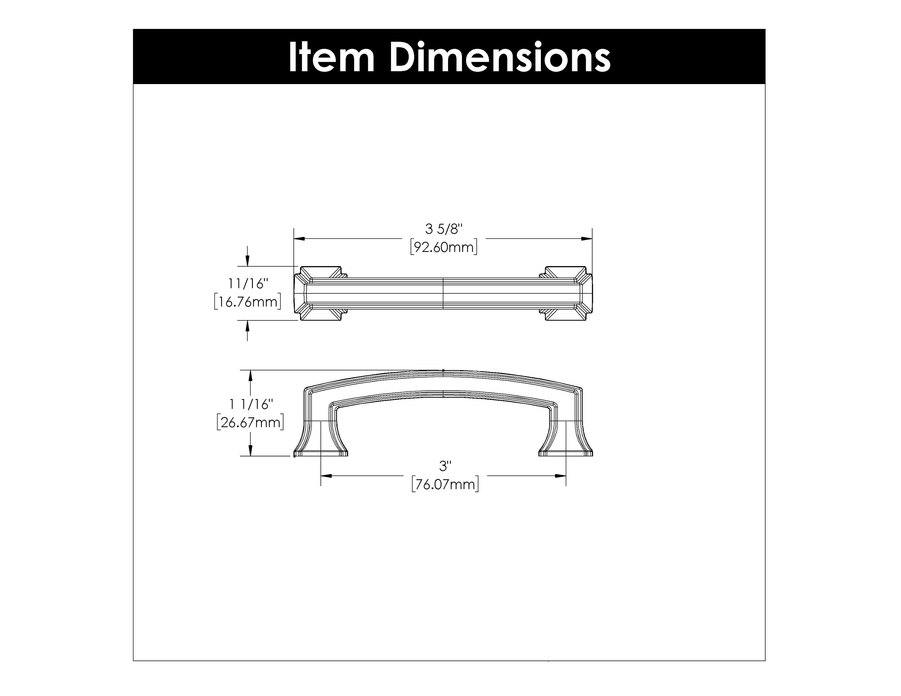 Hickory Hardware P3231-BGB Cabinet-Pulls - View #4