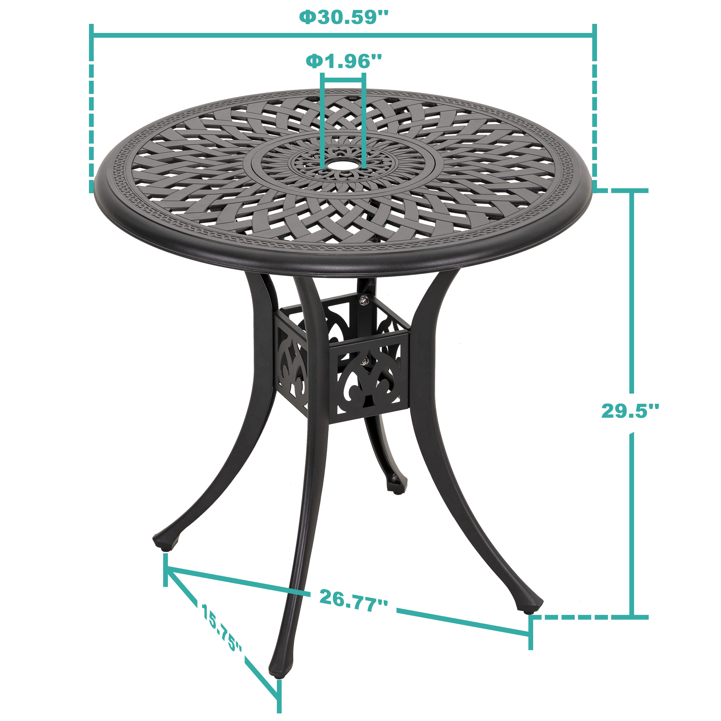 Nuu Garden CT005-WKL Patio-Tables - View #6