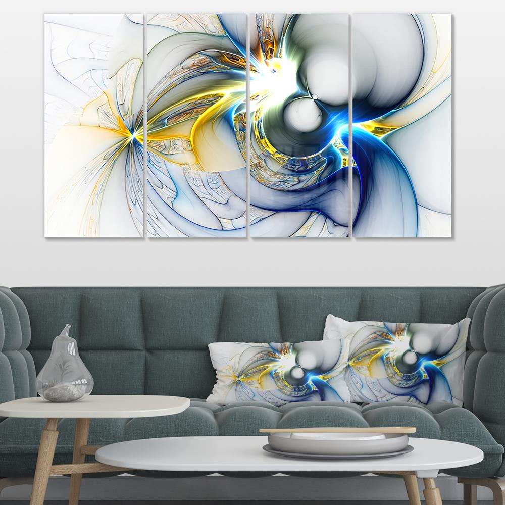 Designart 28-in H x 48-in W Modern Print on Canvas in the Wall Art ...