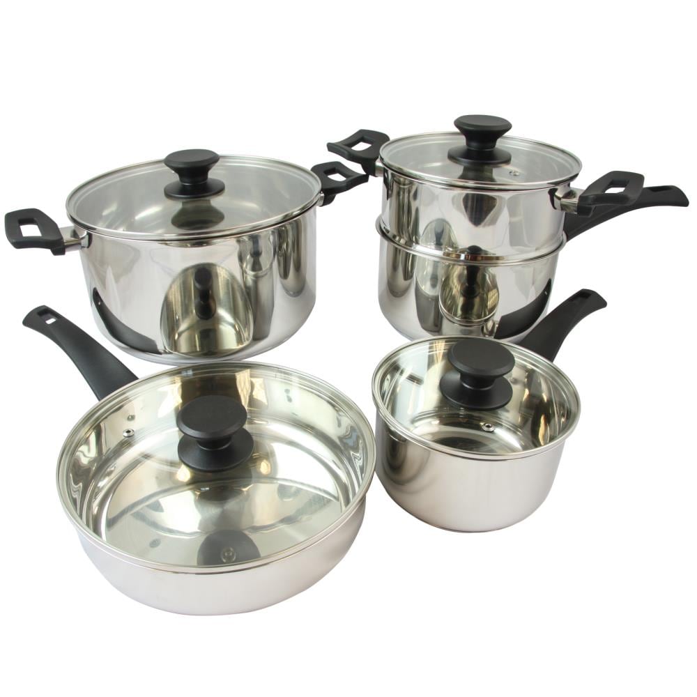 Oster 10-in Stainless Steel Cookware Set with Lid(s) Included in the ...