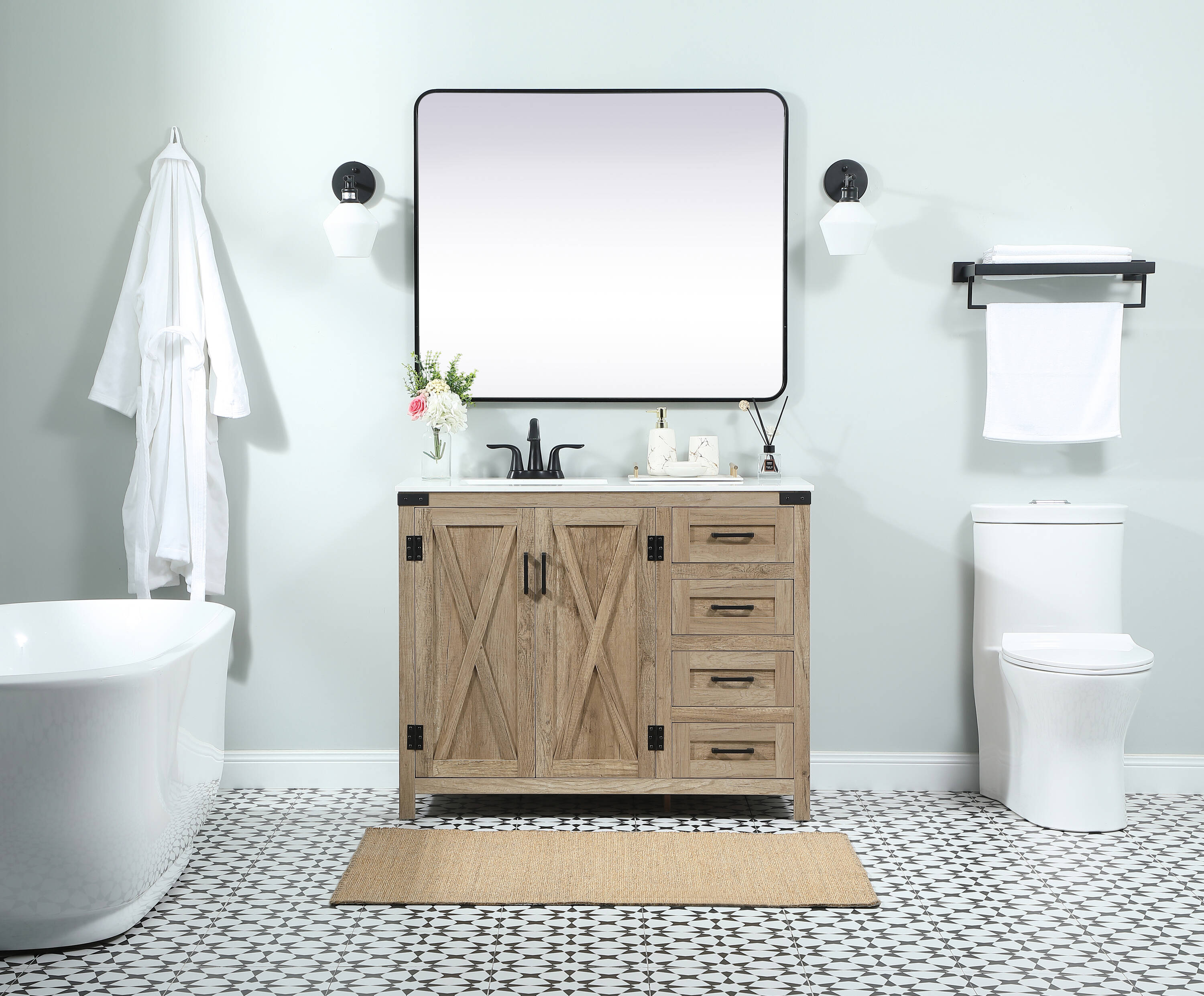 Elegant Decor HF270726NT Bath-Vanity-Combo - View #4