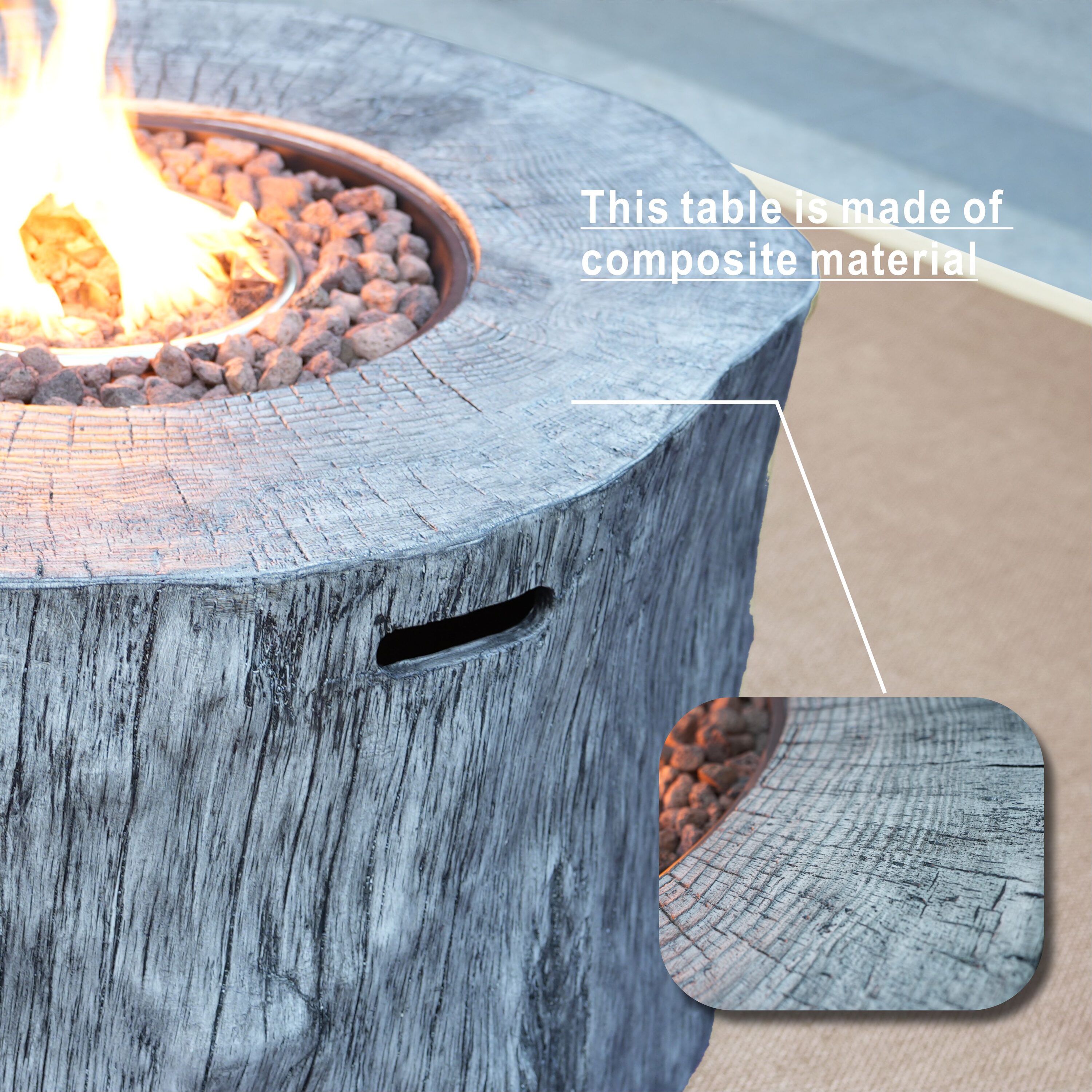 Direct Wicker DWG-2334SC&2181 Outdoor-Gas-Firepits - View #8