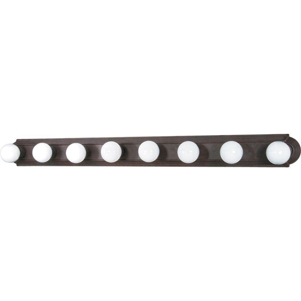  LW-SC514588 48-in 8-Light Old Bronze Transitional Vanity Light Bar