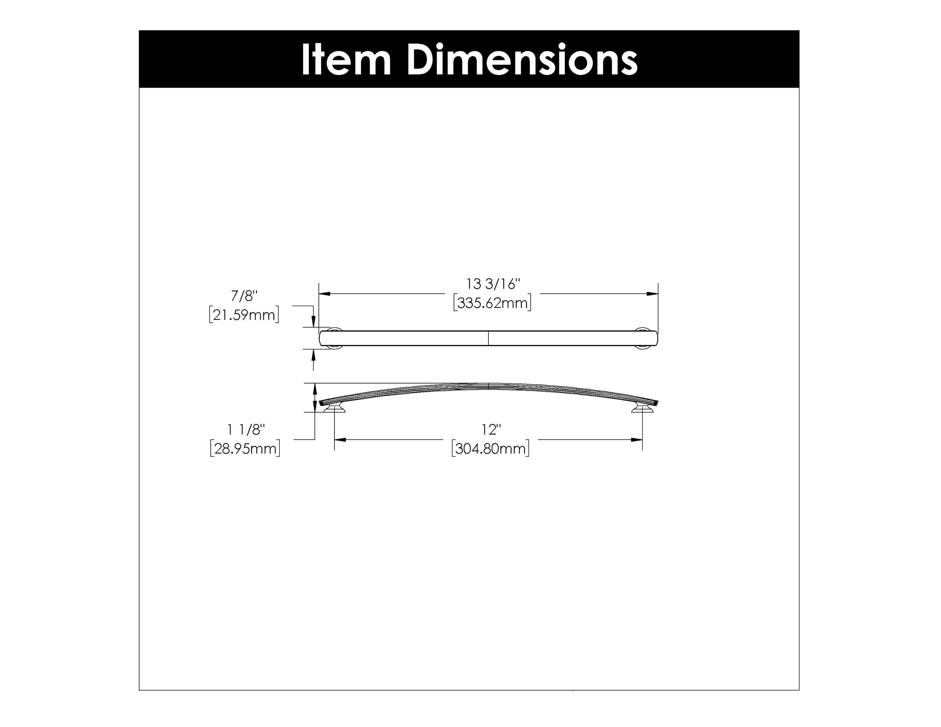 Hickory Hardware P2159-VB-5B Cabinet-Pulls - View #6