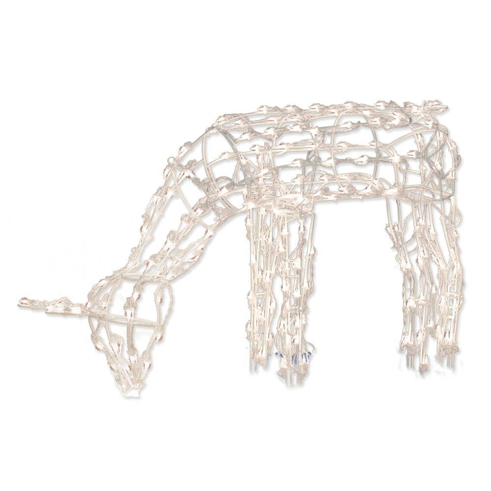 Brite Star 48-093-00 24-in Freestanding Deer Free standing decoration with White LED Lights