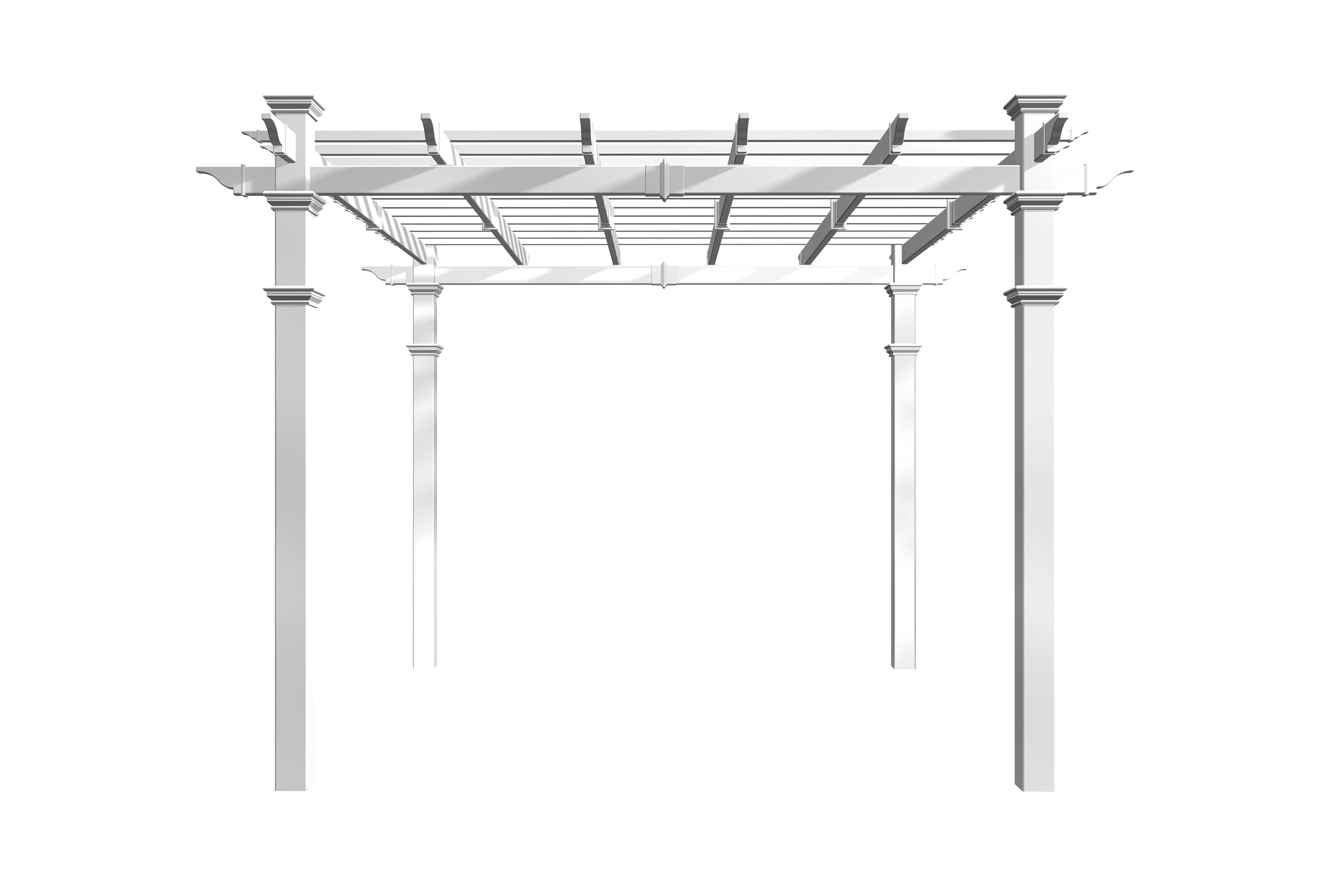 Eden White Pergolas at Lowes.com