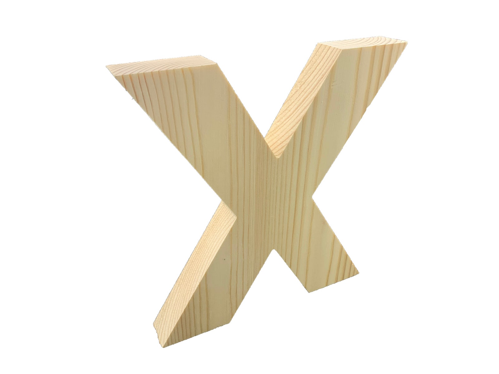 Hampton Art WD0775 Brown Wood Letter 8-in