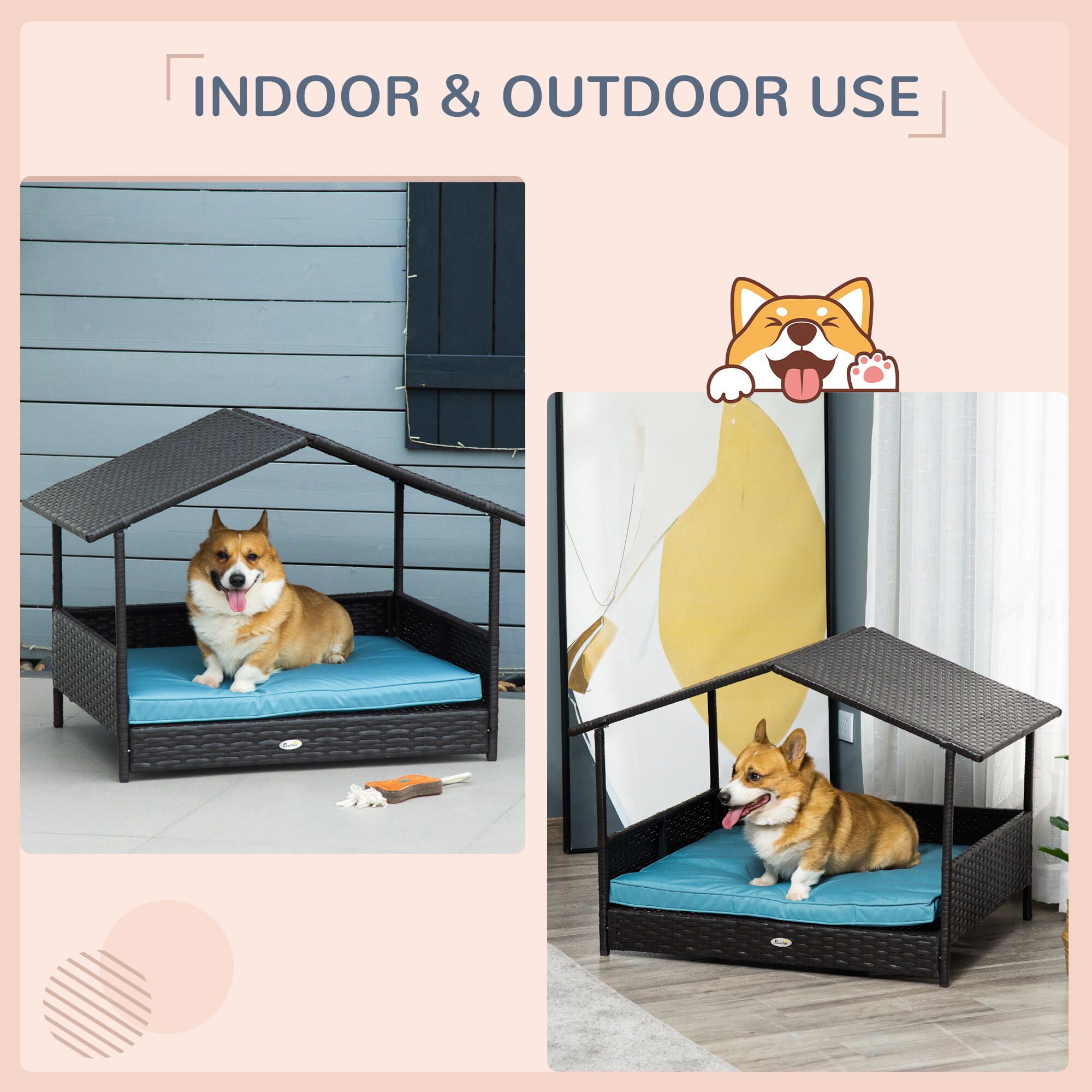 PawHut D02-029BU Pet-Beds - View #7