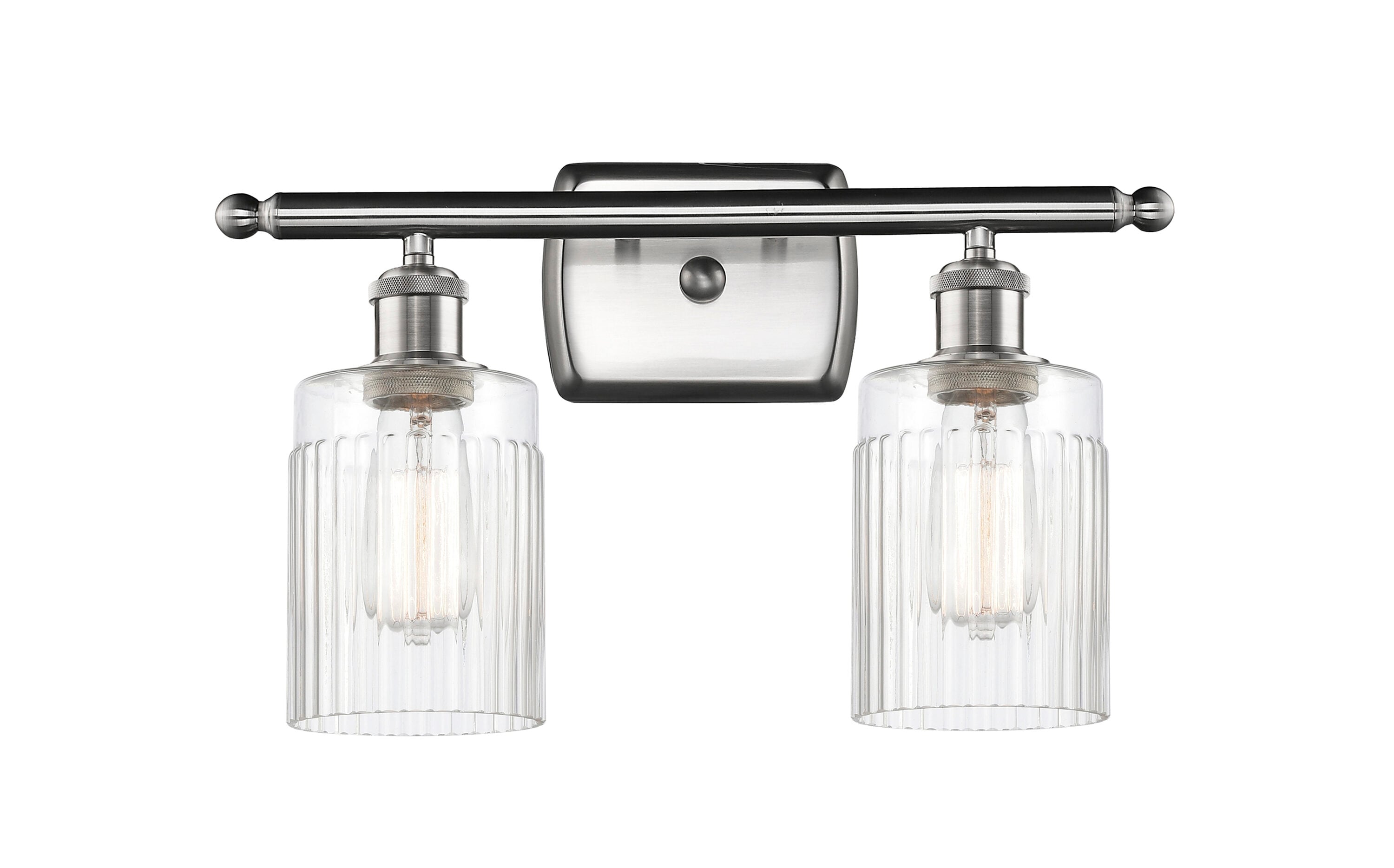 Innovations Lighting 516-2W-SN-G342 Hadley 16-in 2 -Light Brushed Nickel Vintage Vanity light
