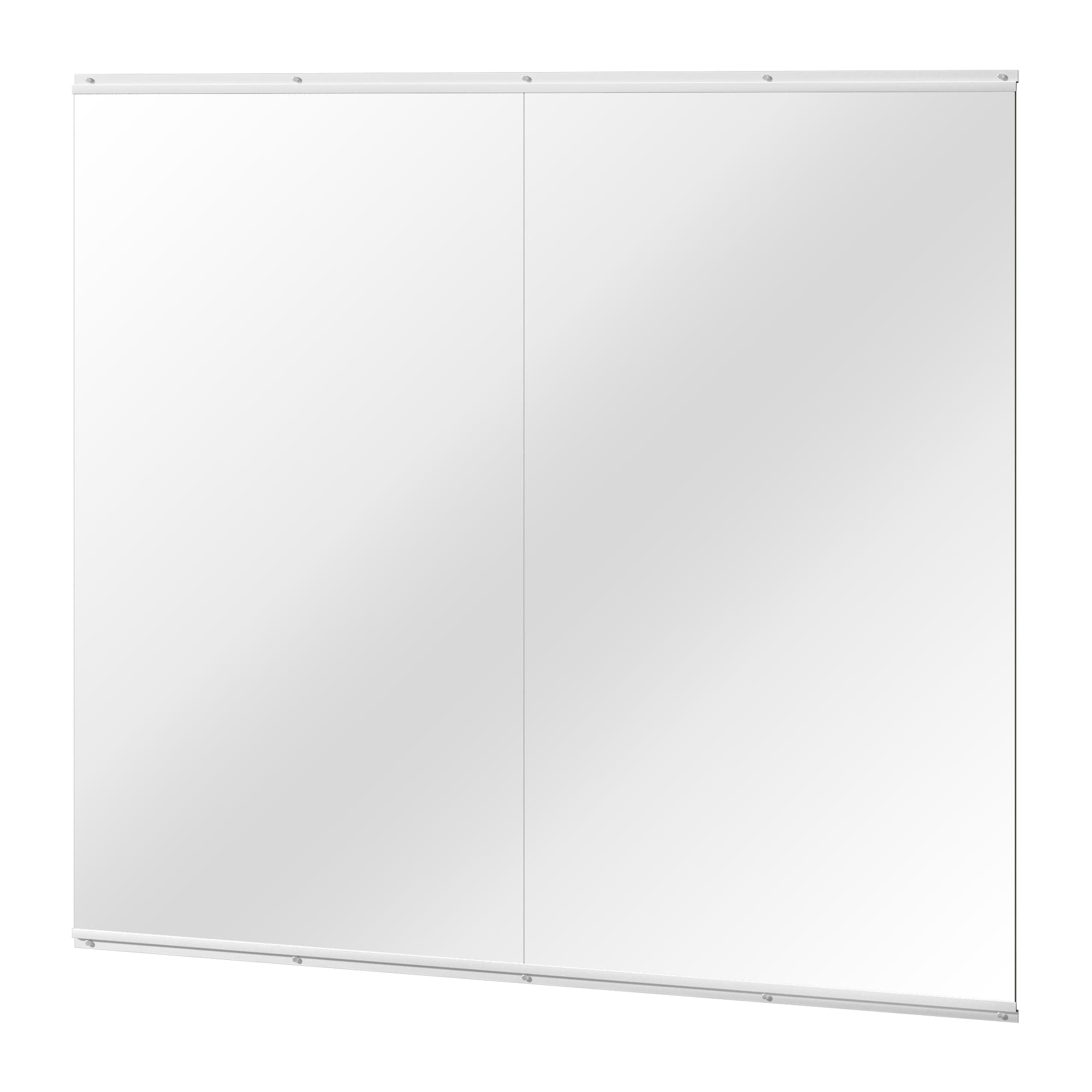 LOVMOR SF-R-GM-36-60-2PC 2PCS Polished 36 in. W x 60 in. Modern Rectangular Tempered Glass Wall Mirror