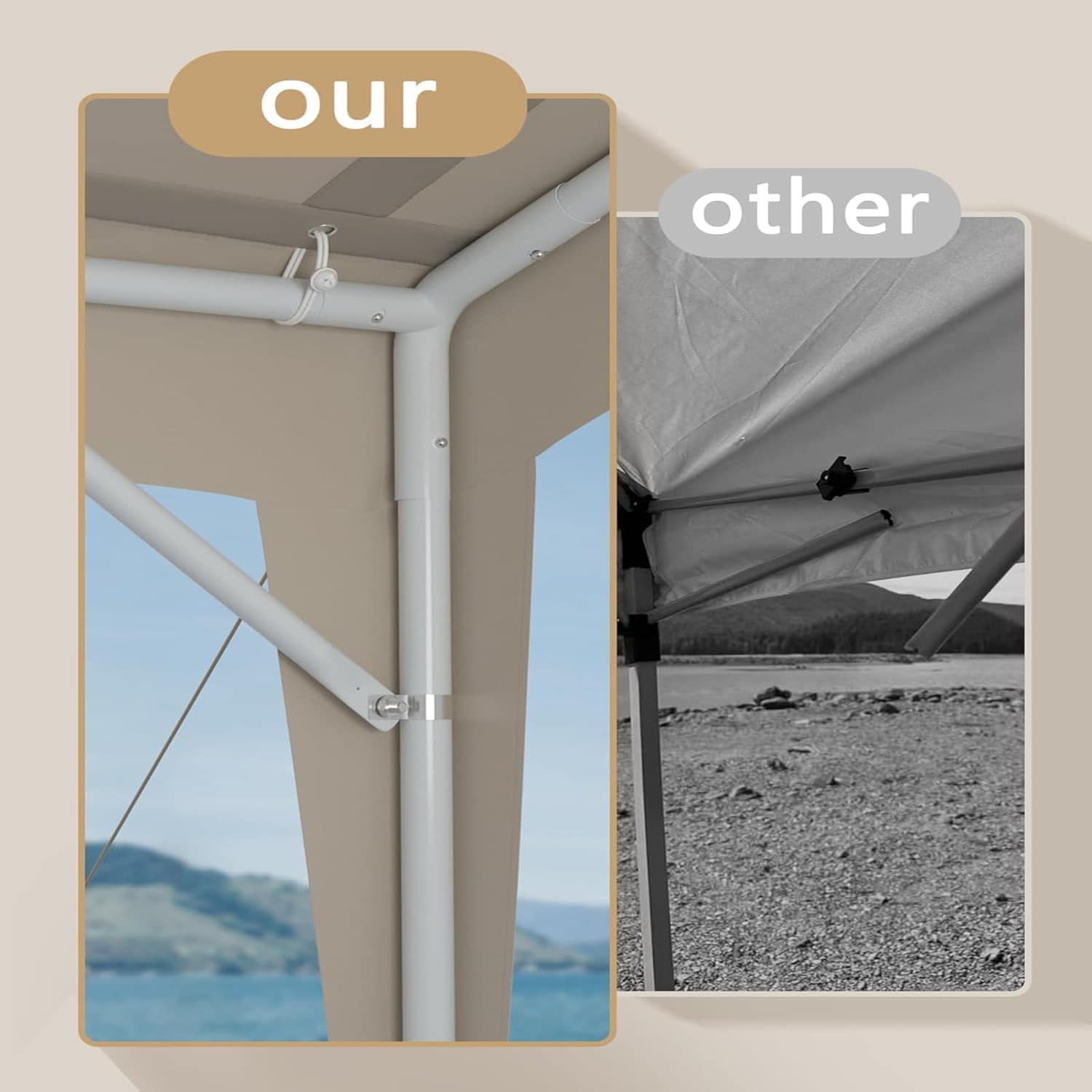 Garvee HQ-G-O1-4JPH-L339 Wood-Resin-Gazebos - View #3