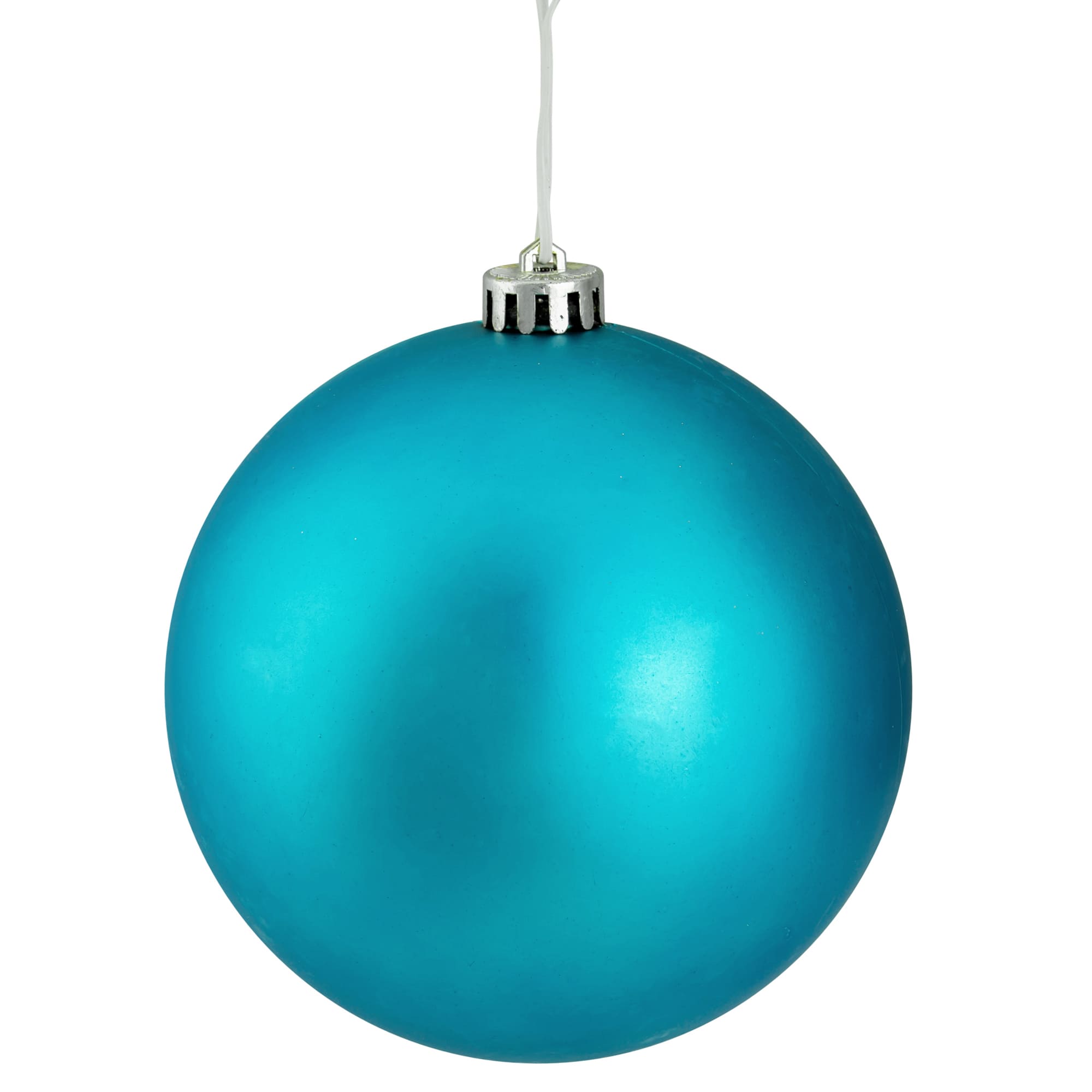 Northlight - Turquoise Blue Shatterproof Matte Christmas Ball Ornament 6 inch (150mm)