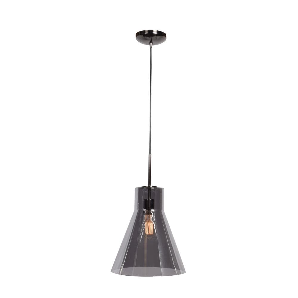 Access Lighting 63992-BCH/SMK Simplicite Black Chrome Modern/Contemporary Geometric Hanging Pendant Light