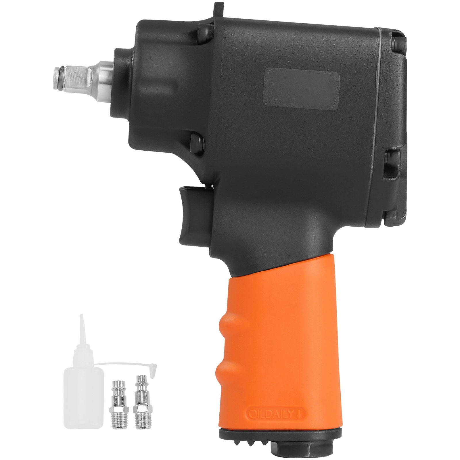 Tinyhomie Air Impact Wrench 3/8-Inch Drive Air Impact Gun Up to 690ft-lbs Nut-busting Torque Lightweight Pneumatic Impact Wrench for Auto Repairs and Maintenance