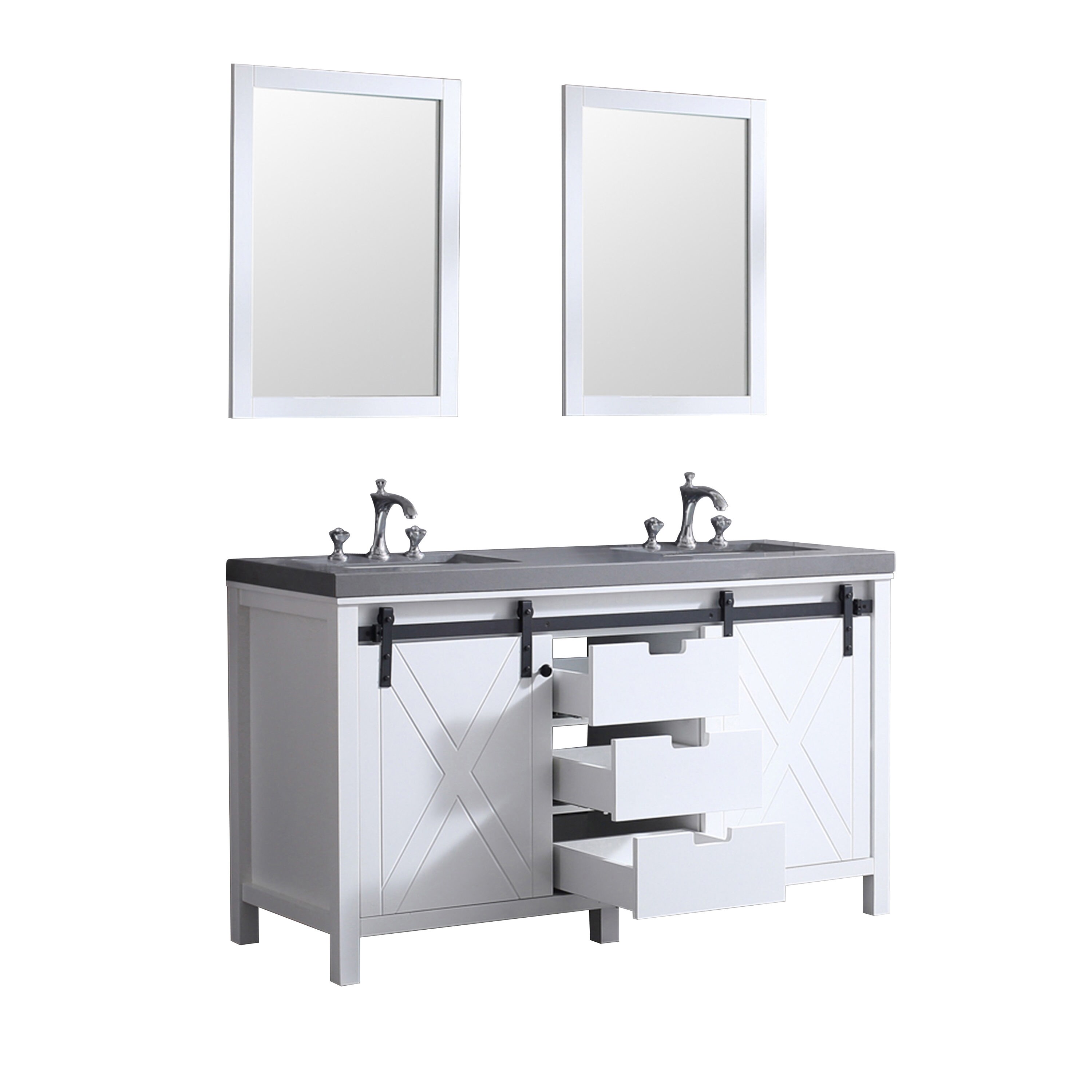 Lexora LM342260DAASM24F Bath-Vanity-Combo - View #12