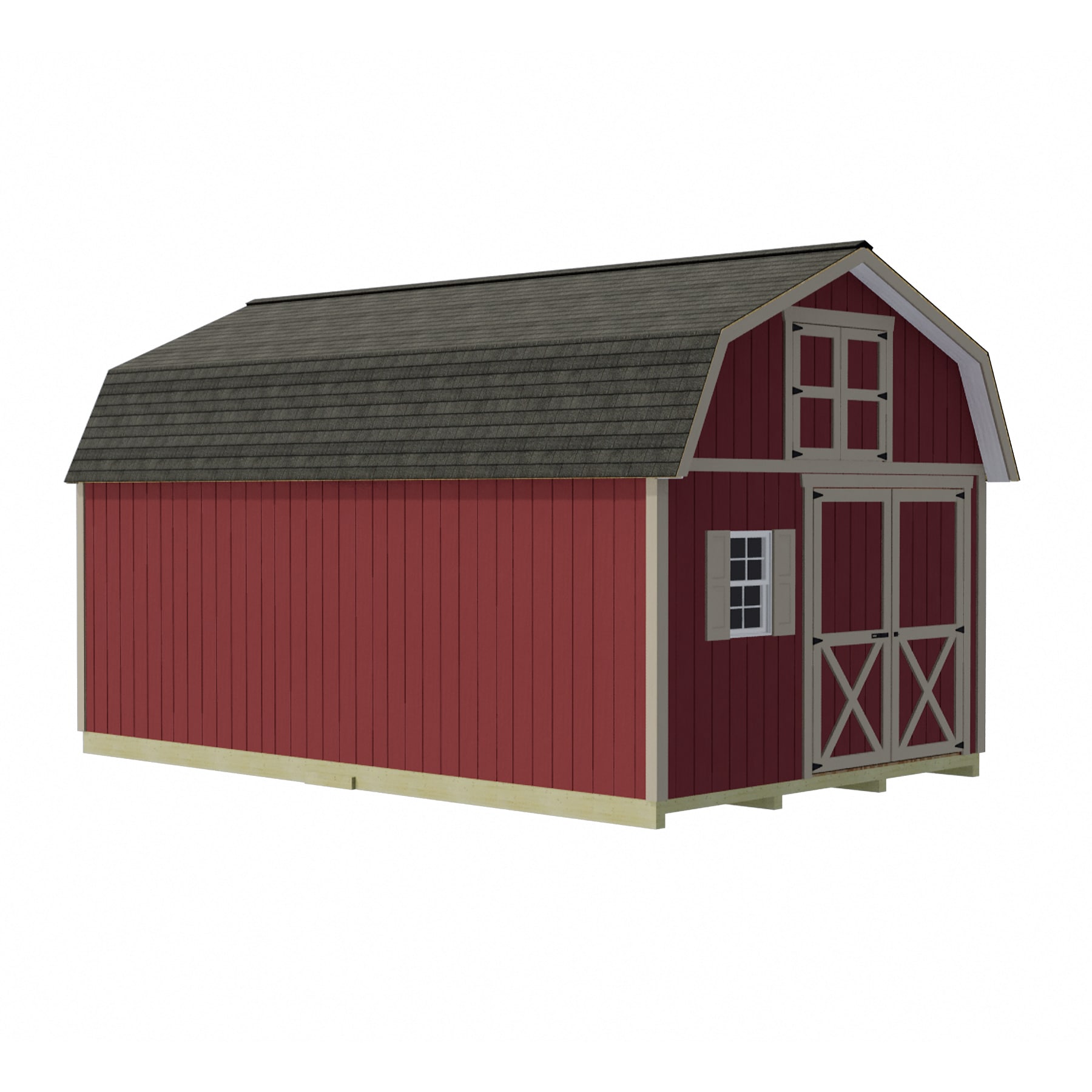 Best Barns MILLCREEK1216 Wood-Storage-Buildings - View #2