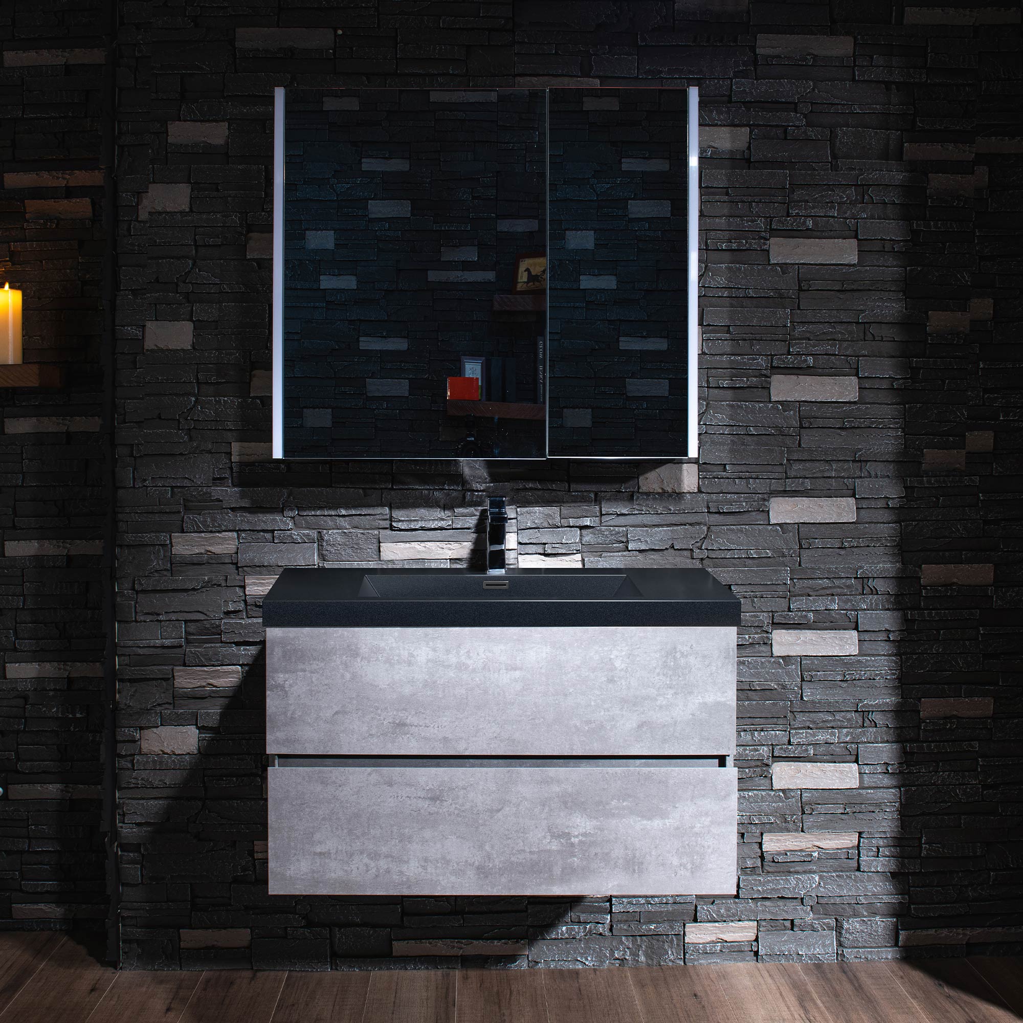 Woodbridge LVT1487 Bath-Vanity-Combo - View #2