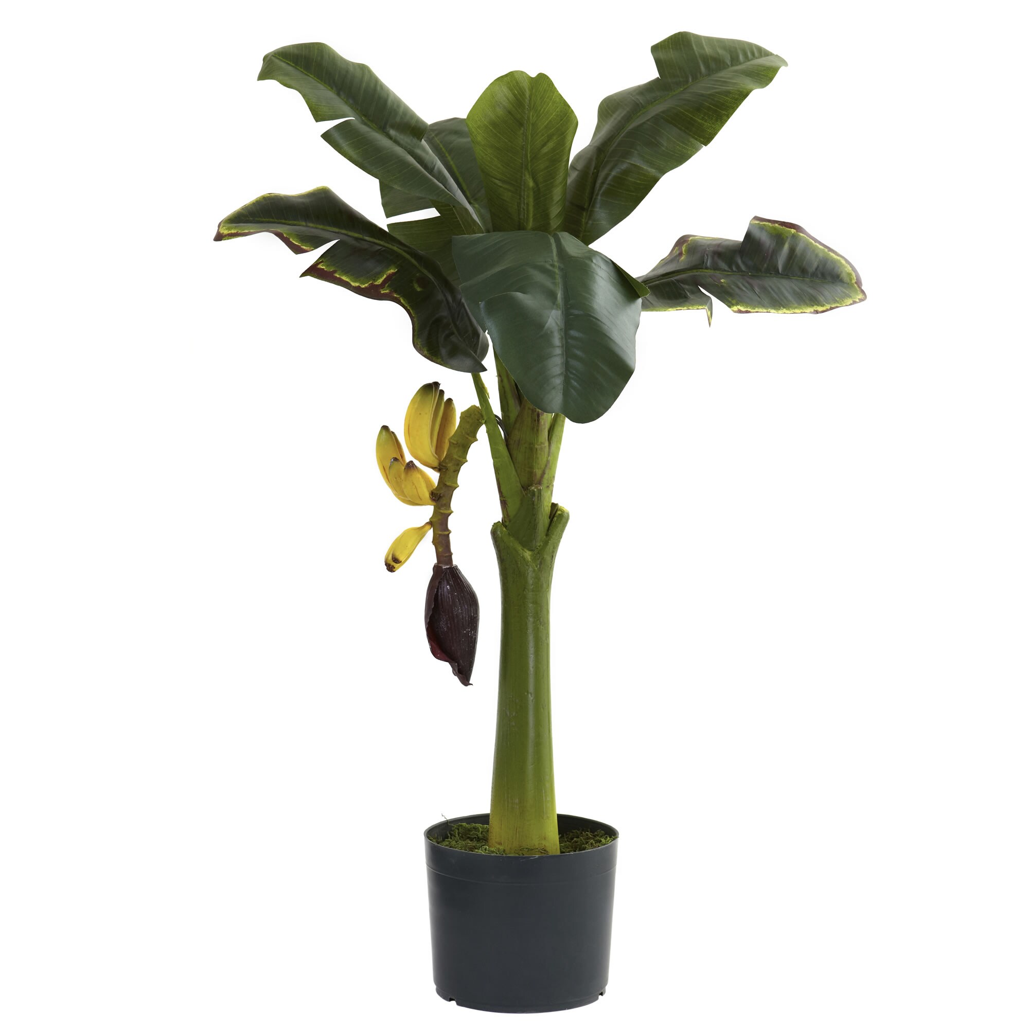 Nearly Natural 36 In Green Indoor Silk Artificial Tree At Lowes Com   05114416 