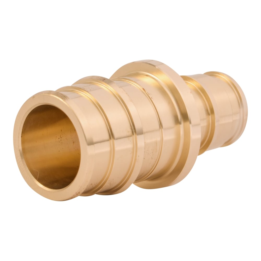 SharkBite 1/2 in. x 3/4 in. PEX-A Brass Reducing Coupling #UAB058LFA
