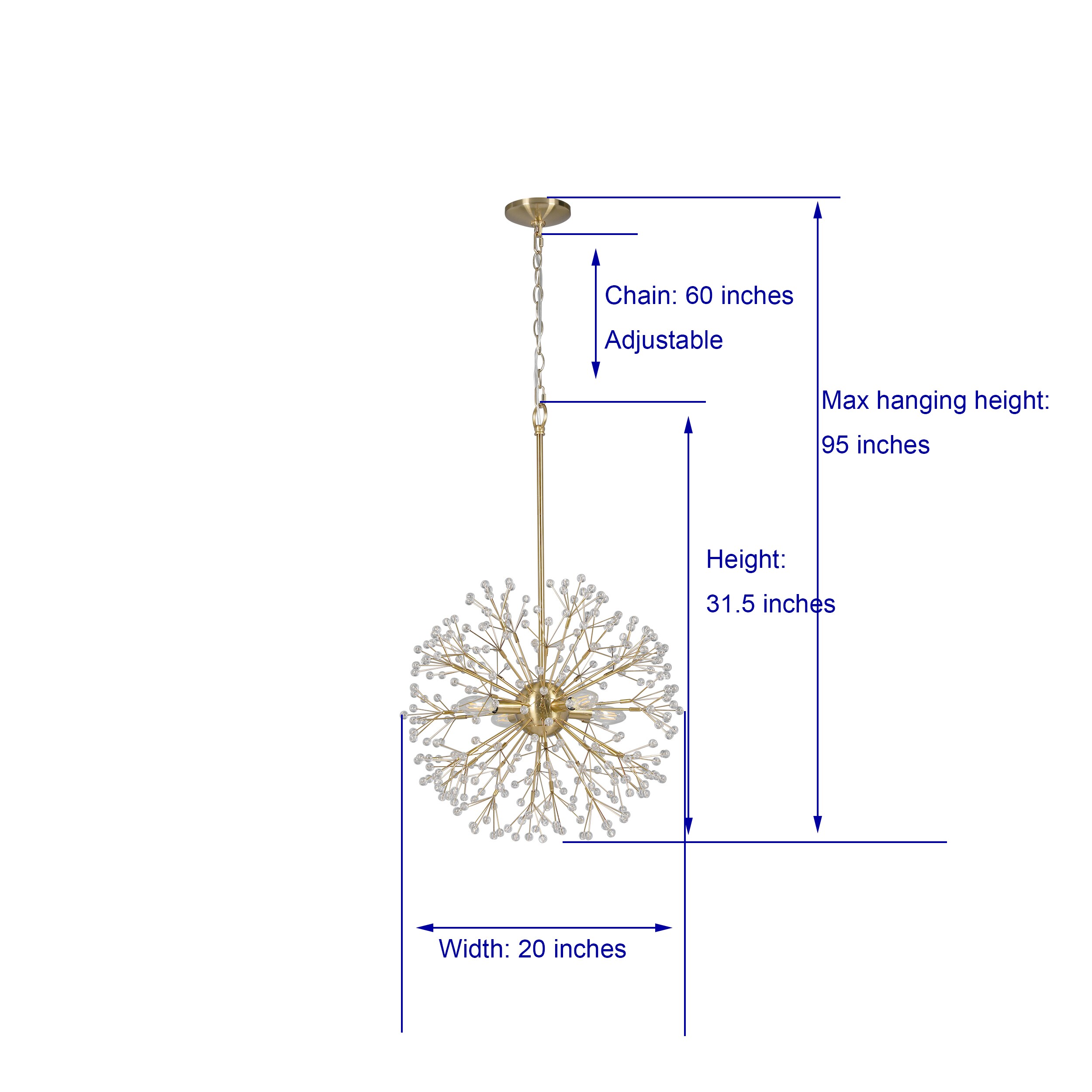 Origin 21 ZY2028A-2 GD Pendant-Lights - View #7