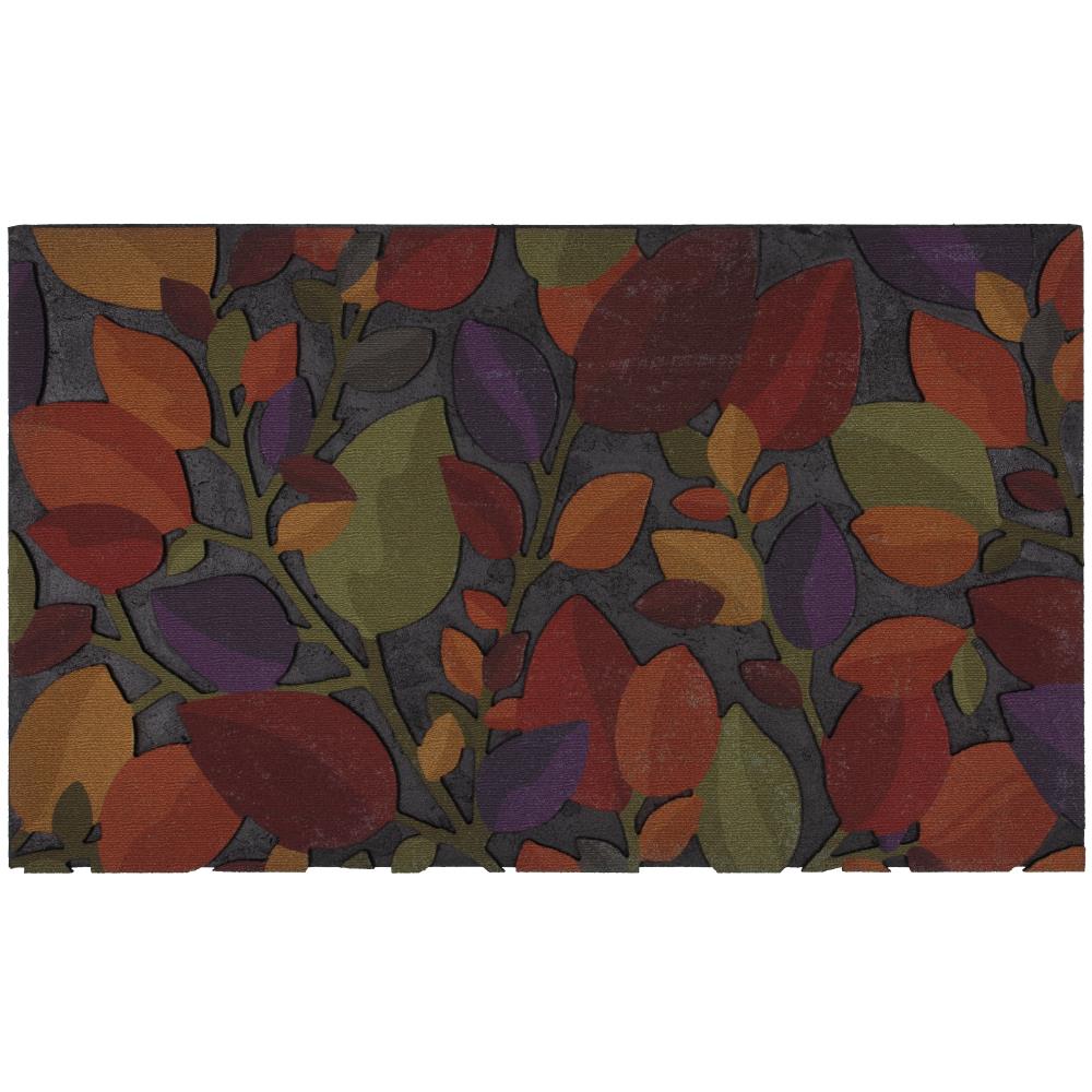 Mohawk Home 4776 18795 018030 2-ft x 3-ft Multi Recycled Rubber Rectangular Indoor or Outdoor Decorative Fall Door Mat